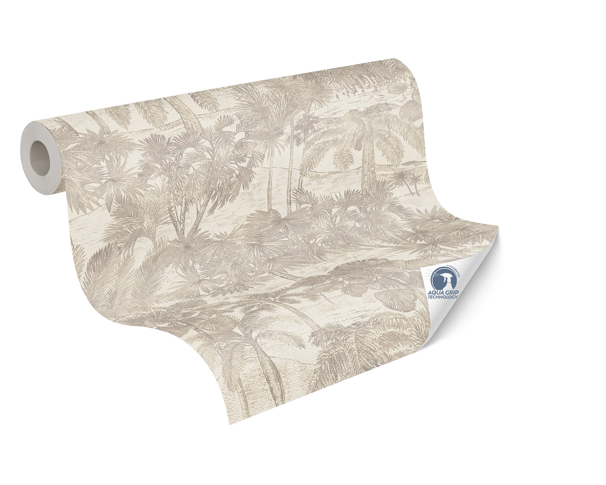 AS Vliestapete Cosiness Designdrop 2 Dschungel Beige 793172
