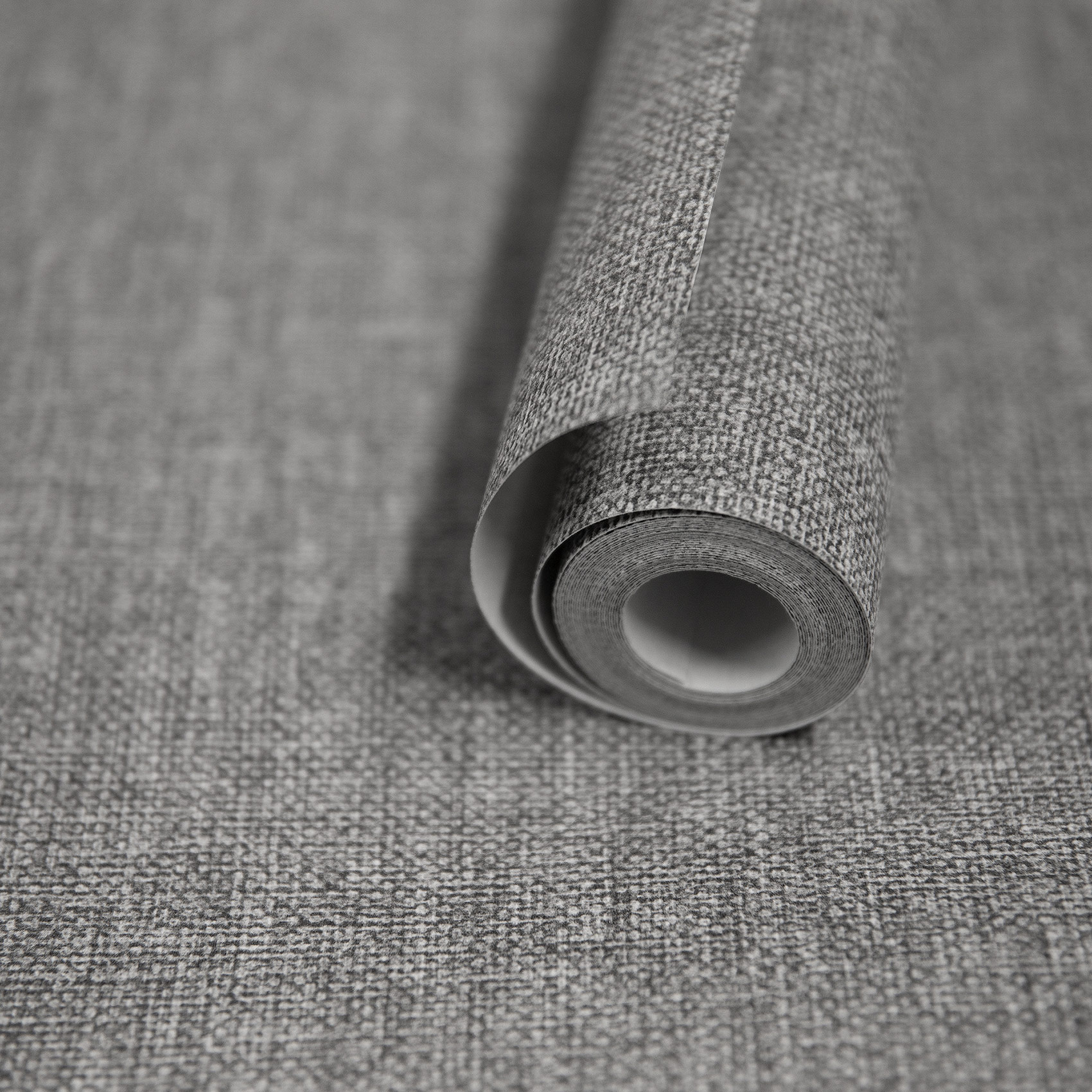 Hohenberger Vliestapete Artist Textil Plain Anthrazit 27254