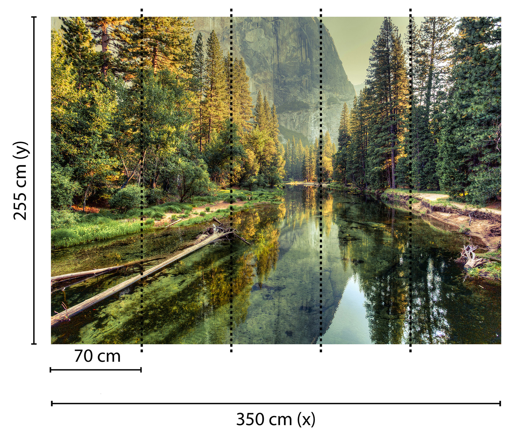 AS Fototapete Designwalls Mountain River DD118618