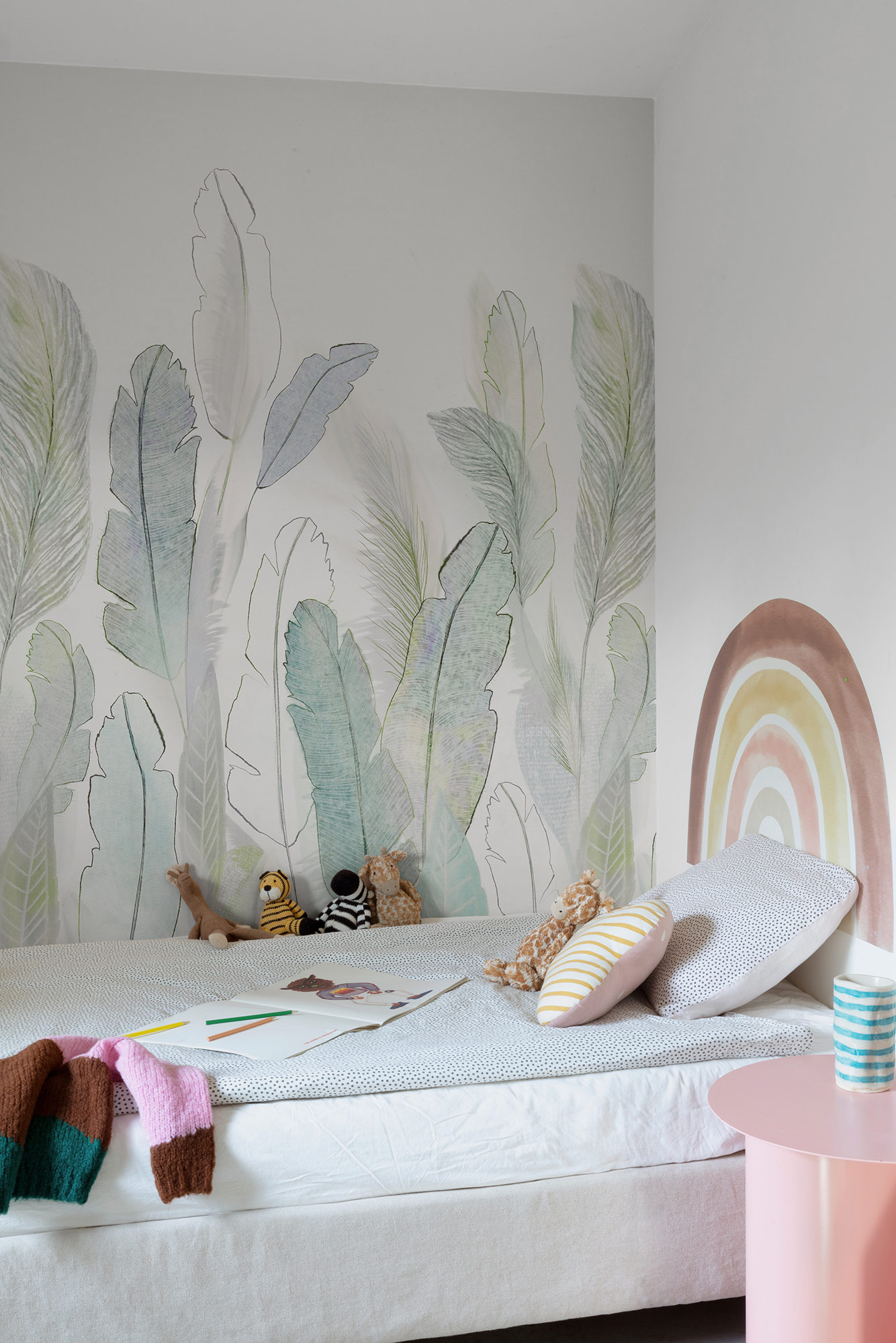 Grandeco Wandbild Eine Rolle ein Motiv 2 Federn A73501