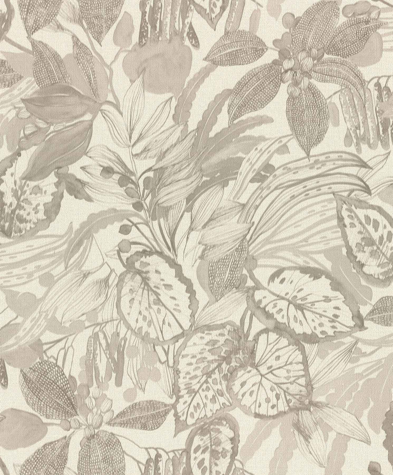 Rasch Vliestapete Liverna Braun-greige 554915