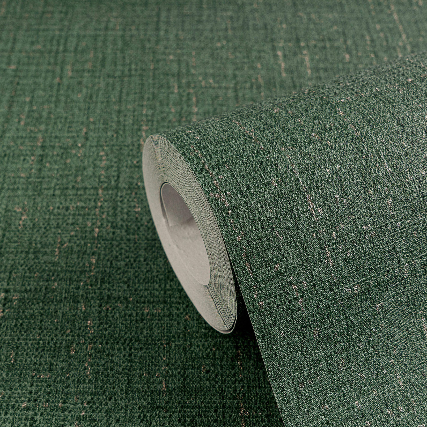 AS Vliestapete CosmoLiving Uni Grün 790673