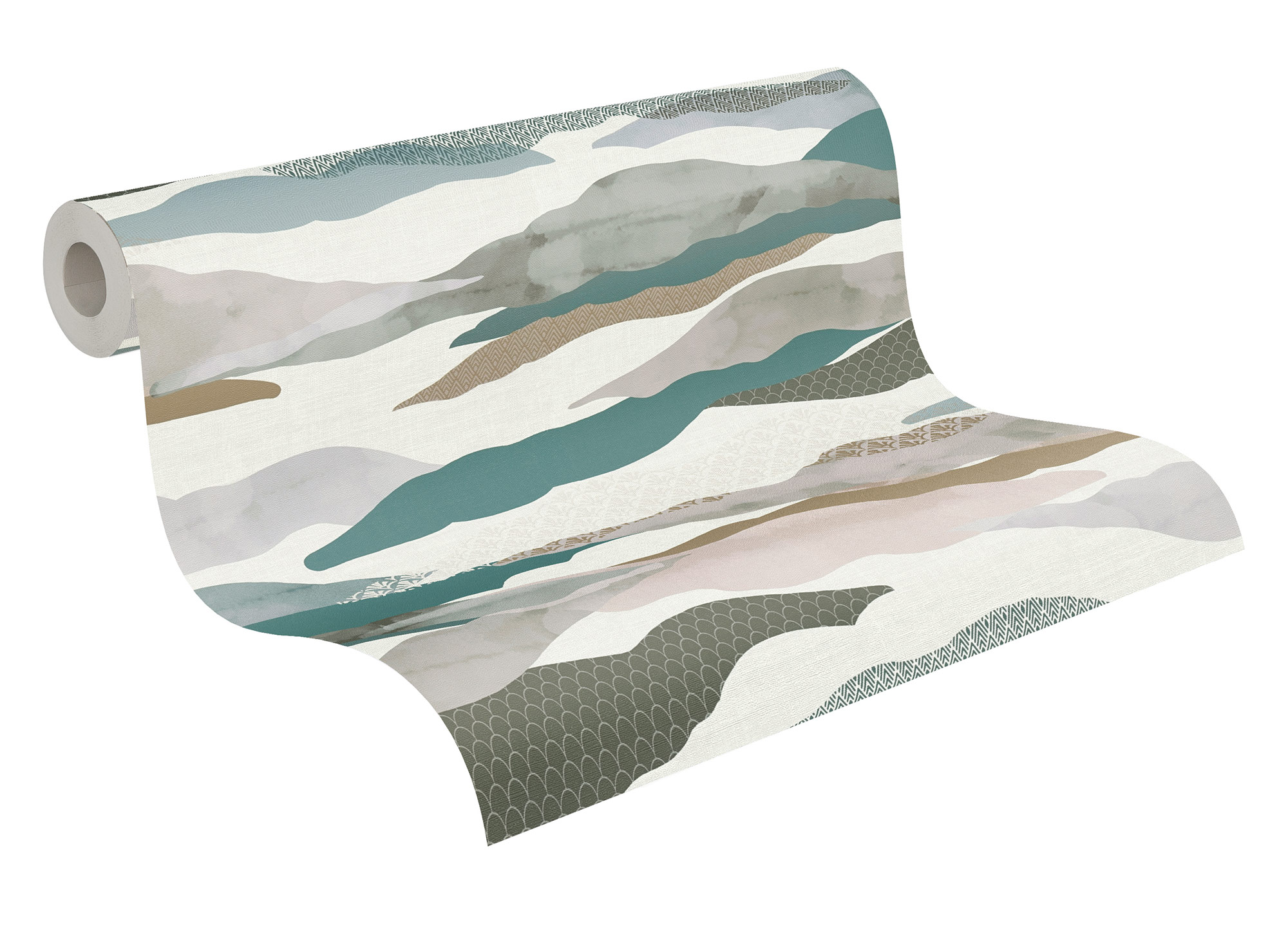 AS Vliestapete PintWalls II Wellen Blau 396993