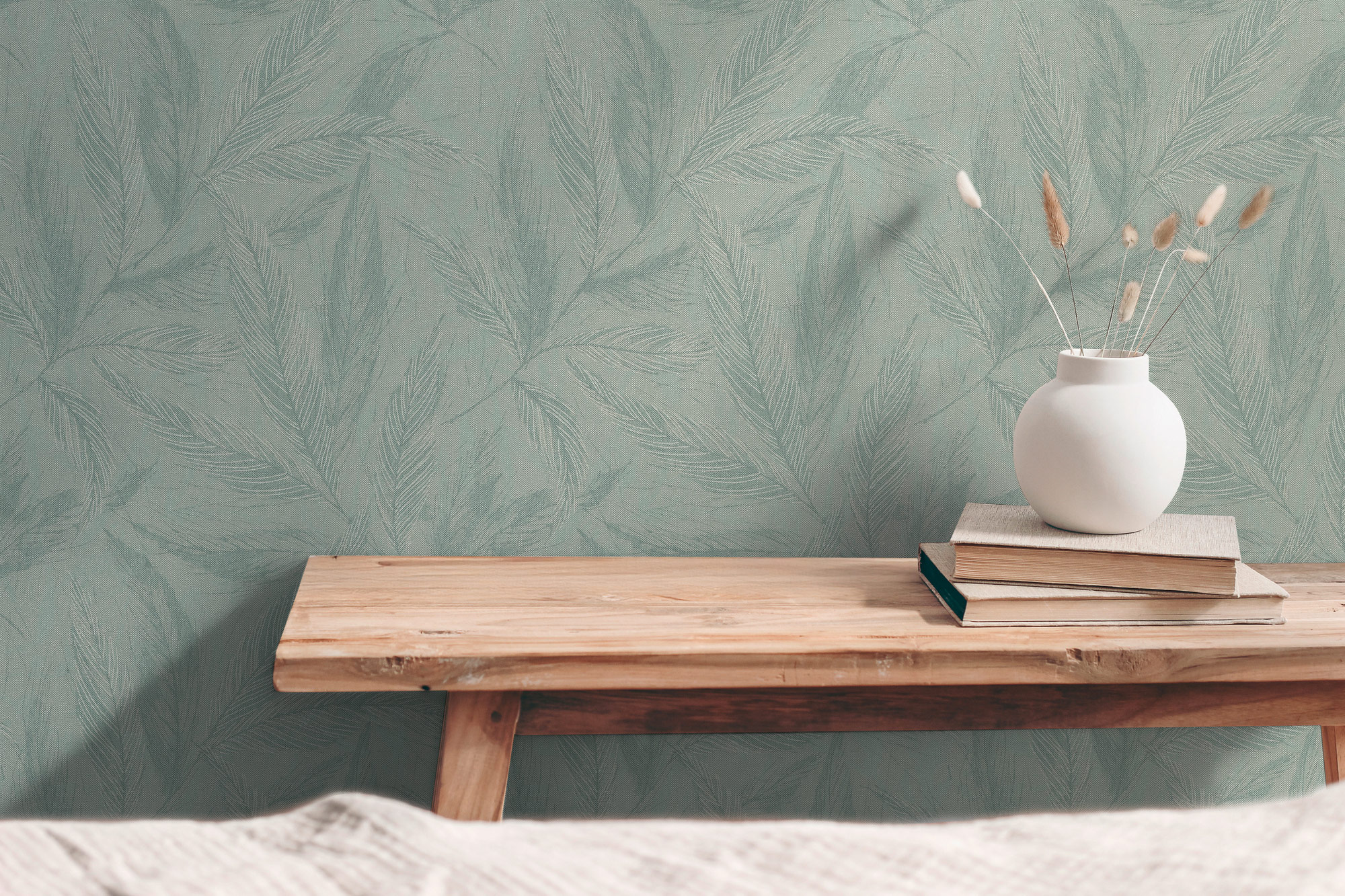 AS Vliestapete Hygge 3 Natur Grün 790965