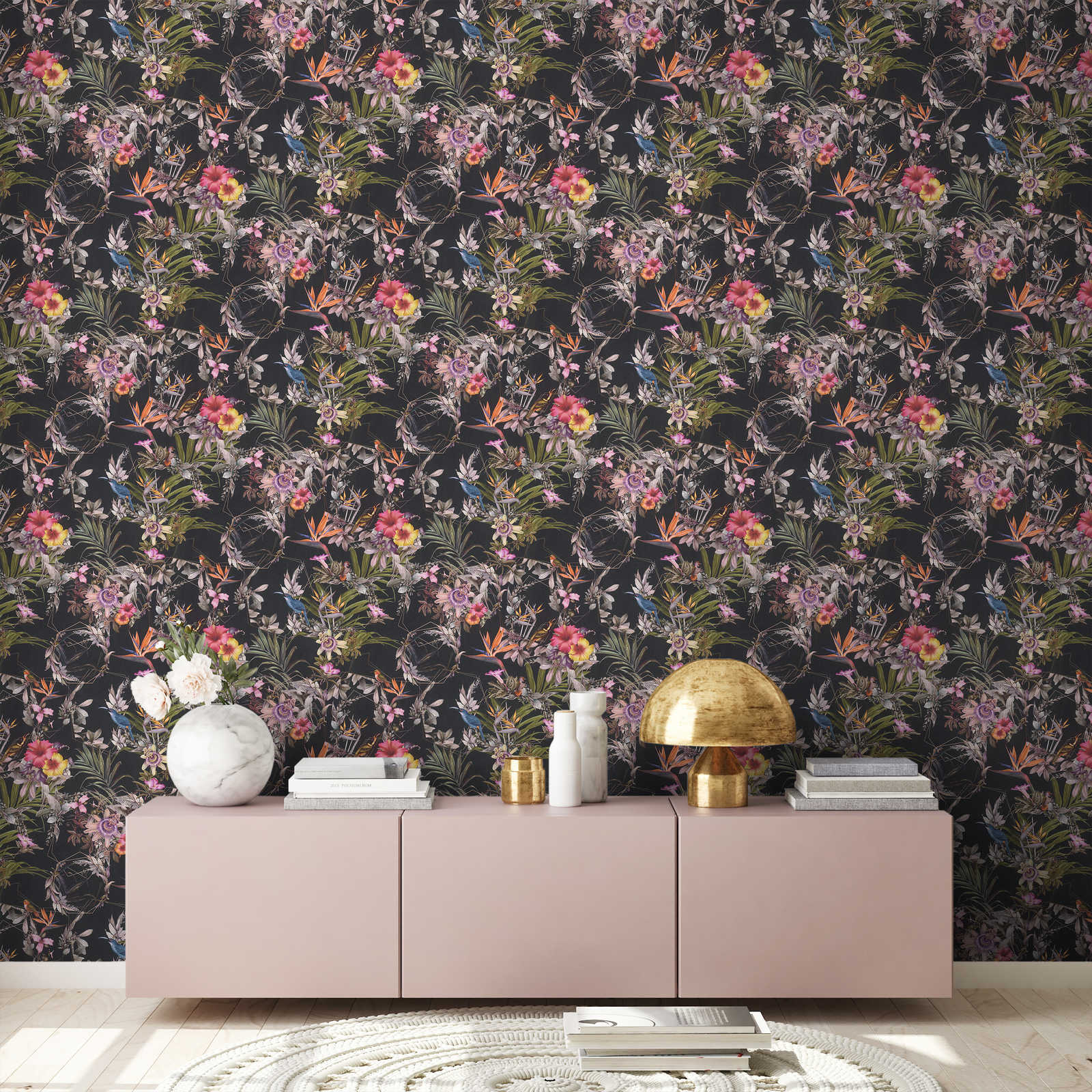 AS Création Vliestapete Dream Flowery Vogeltapete 381781