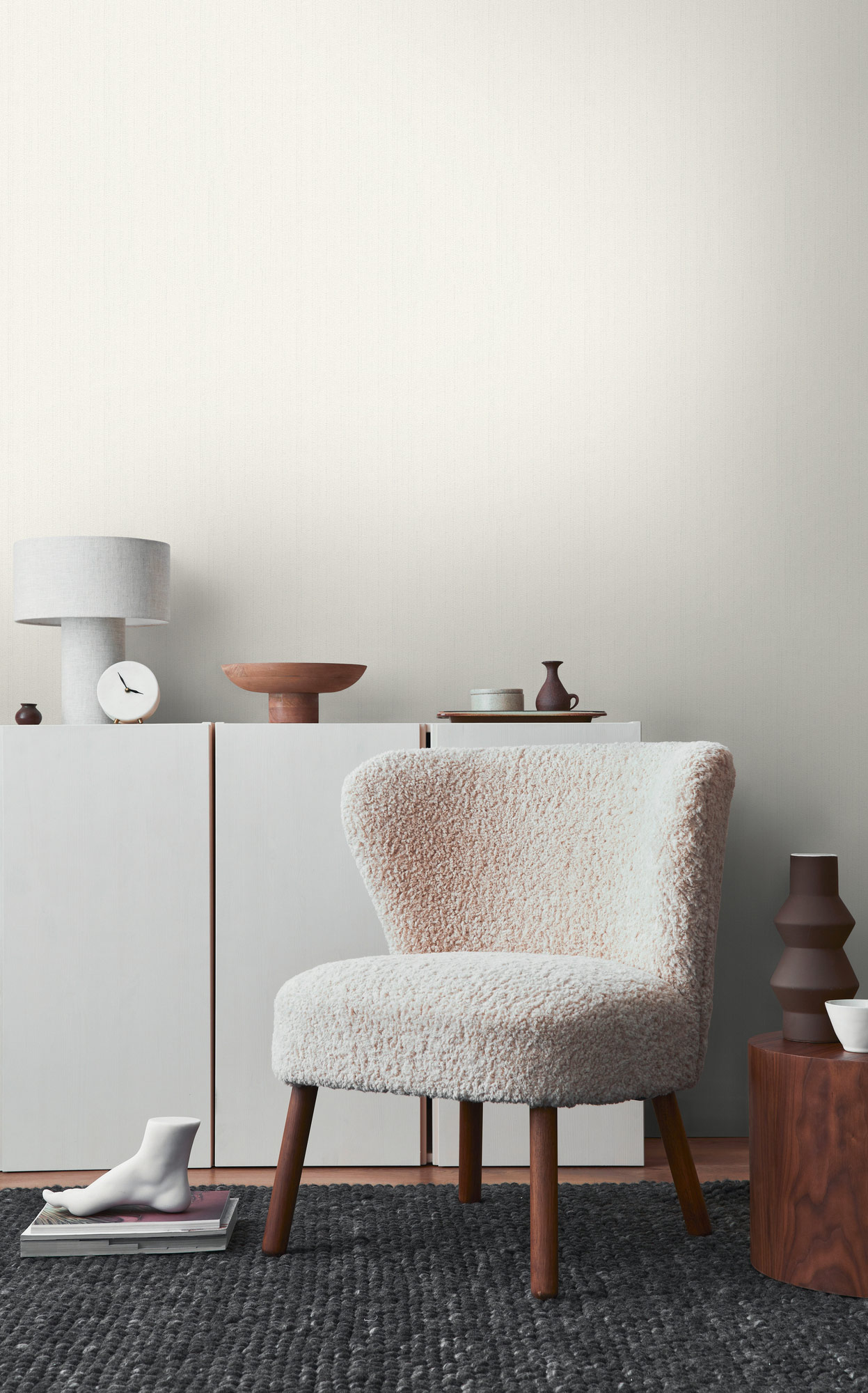 AS Vliestapete Styleguide Natürlich Uni Weiß 347621