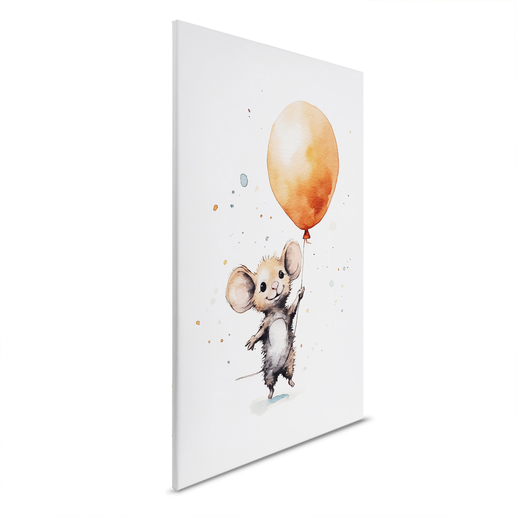 AS Leinwandbild Cute Mouse Orange DD133296