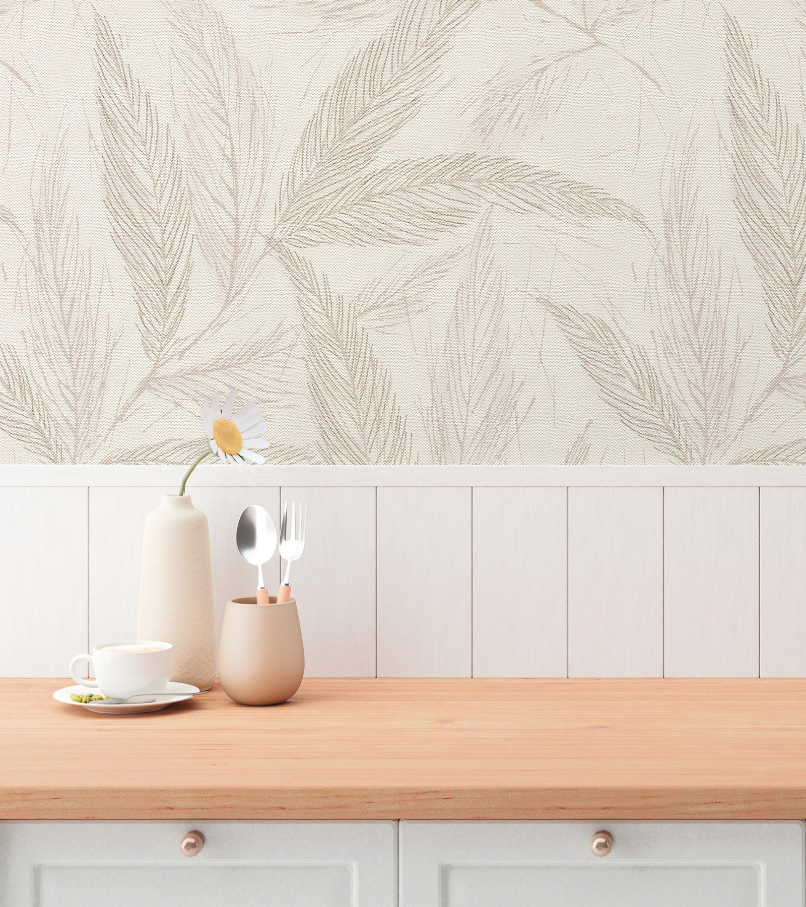 AS Vliestapete Hygge 3 Natur Beige 790962