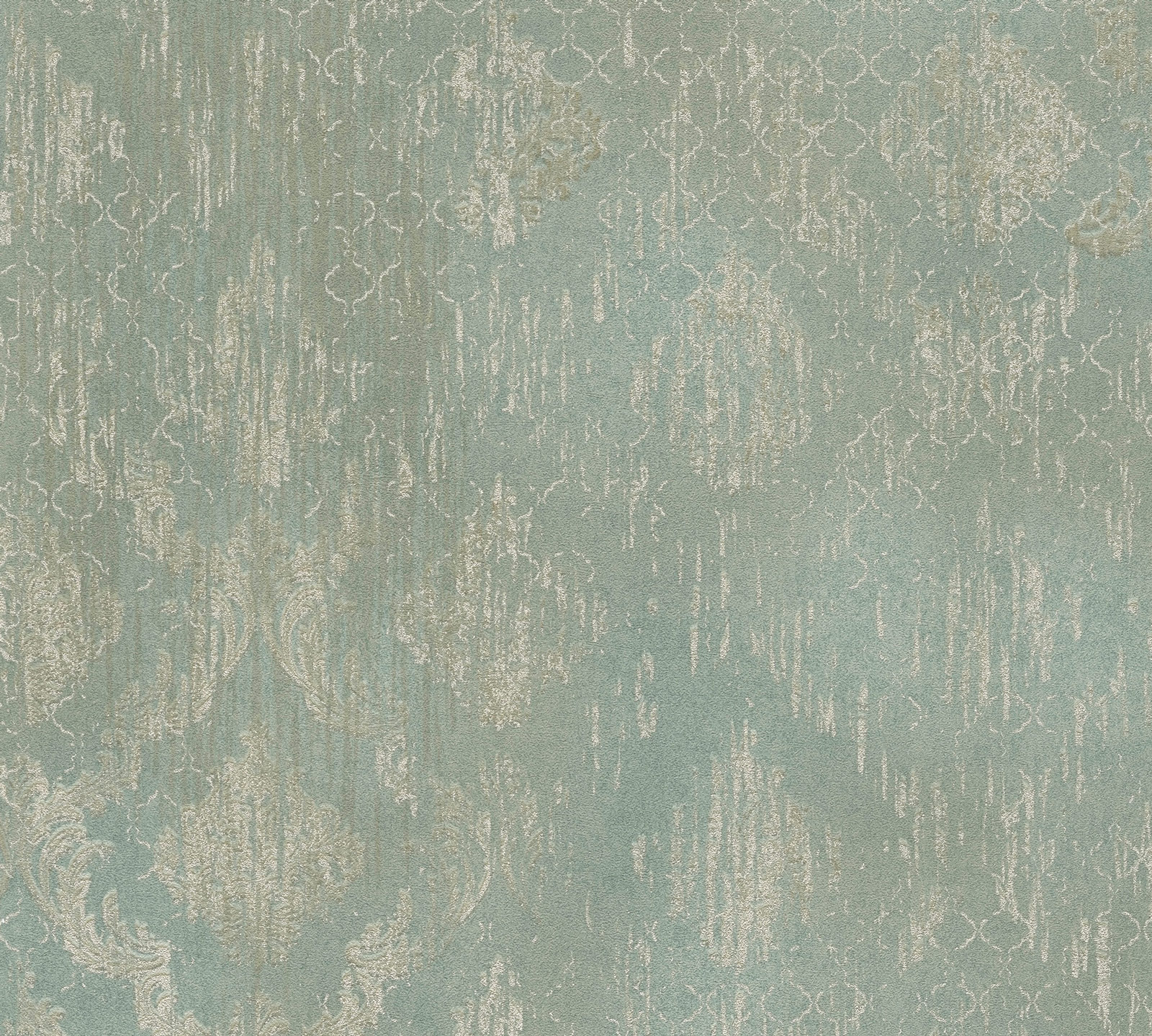 AS Vliestapete MS Hot Spots Ornament Grün 786725