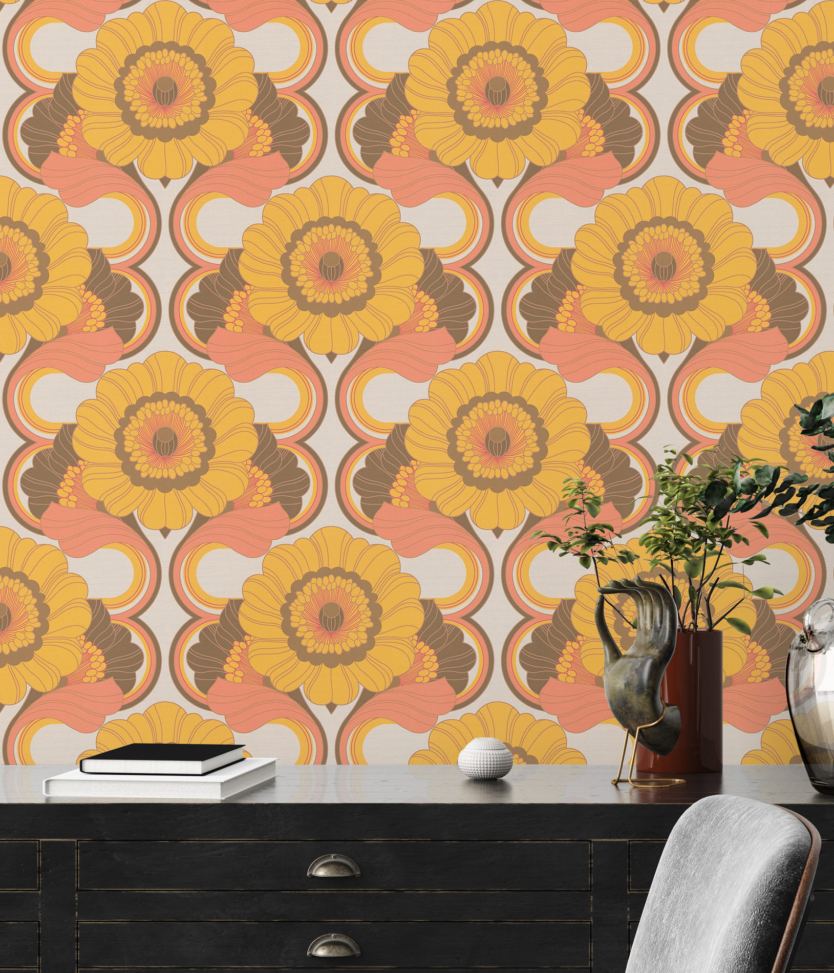 AS Creation Vliestapete Retro Chic Braun 395304