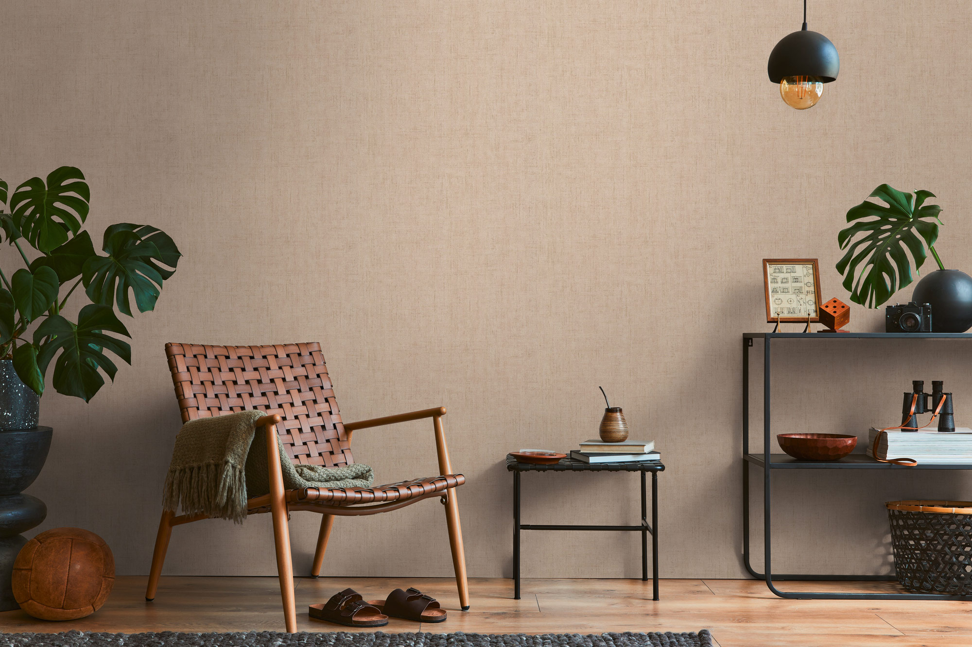 AS Vliestapete History of Art 2 Struktur Braun 790453