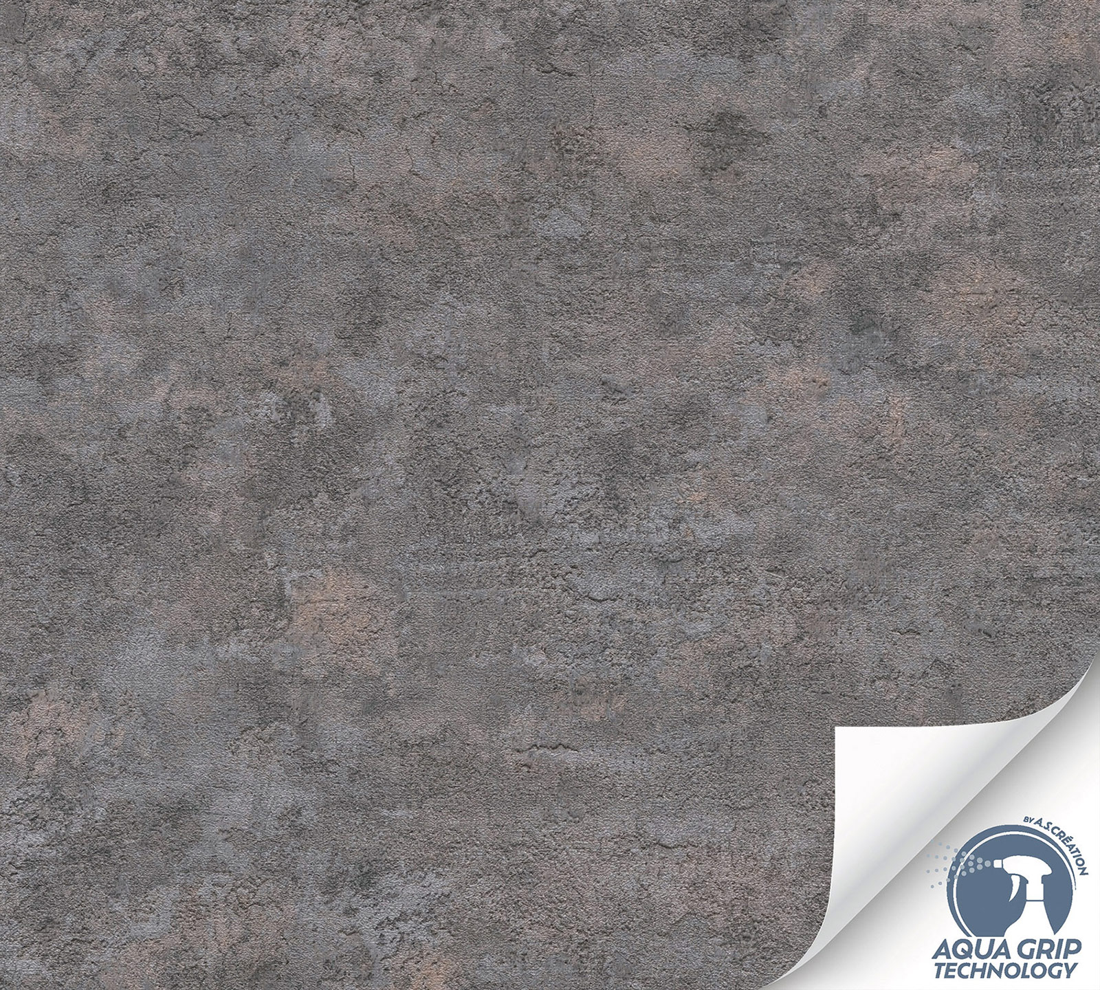 AS Vliestapete Cosiness Designdrop 2 Struktur Grau 793186
