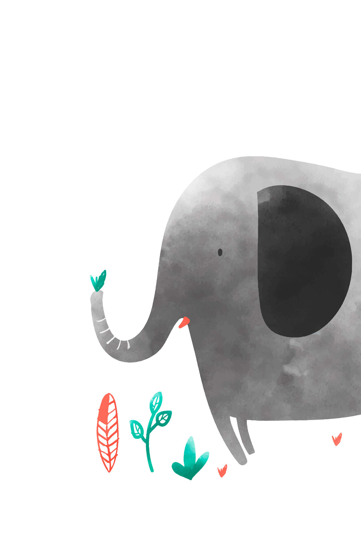 AS Leinwandbild Elephant Lion Giraffe 1 DD132510