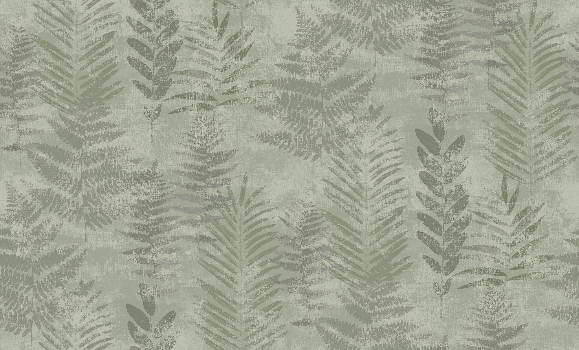 Thomas Vliestapete Meditate grün Blätter RE25154
