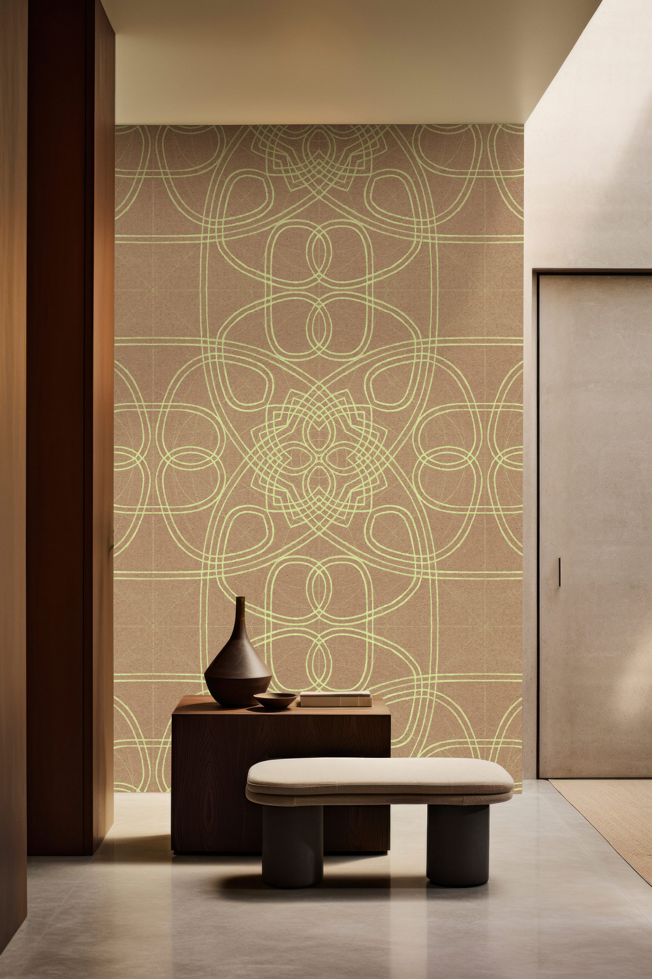 AS Fototapete Walls by Patel 5 Linien Braun DD134477