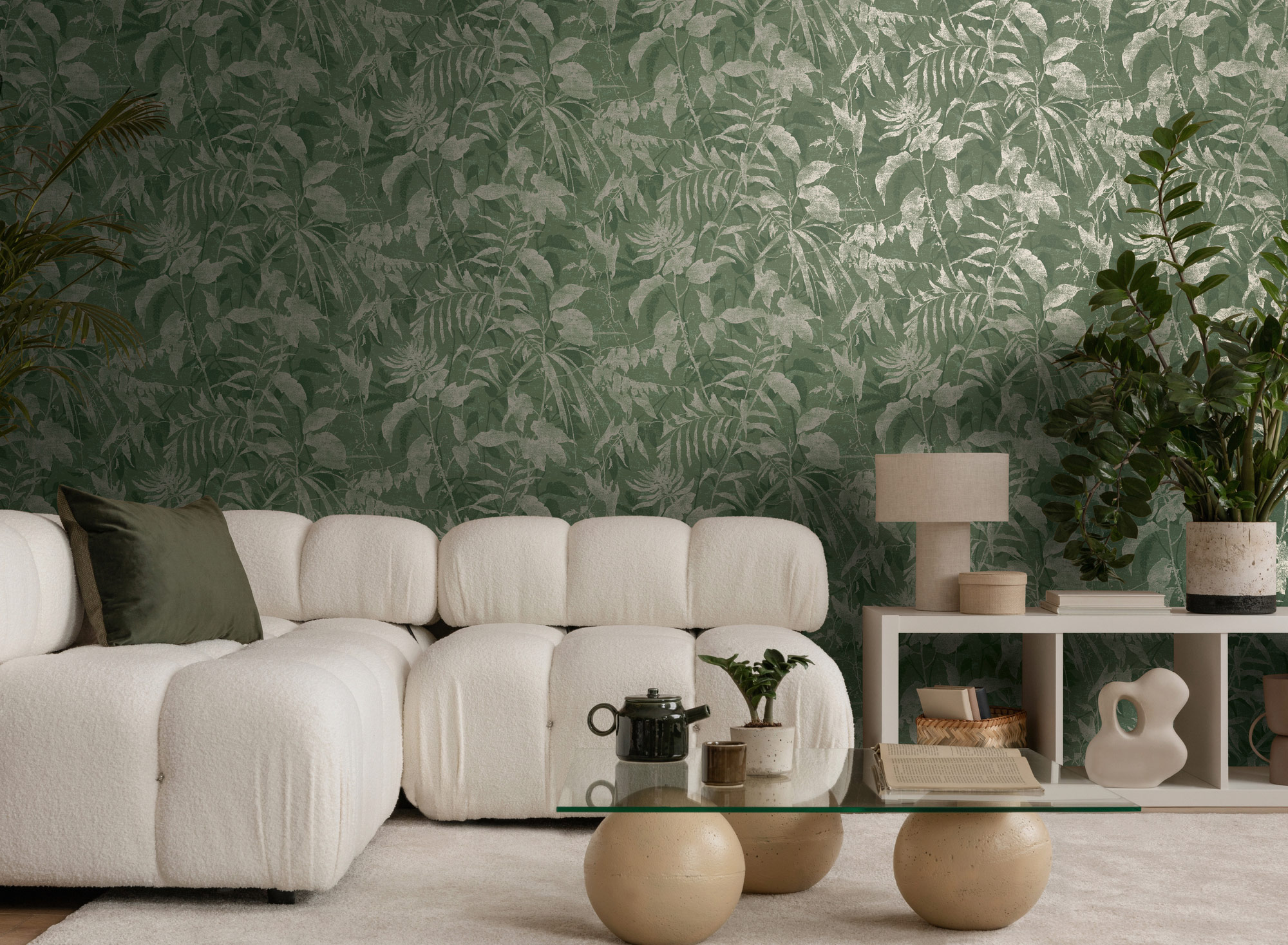 AS Vliestapete MS Hot Spots Floral Grün 782036