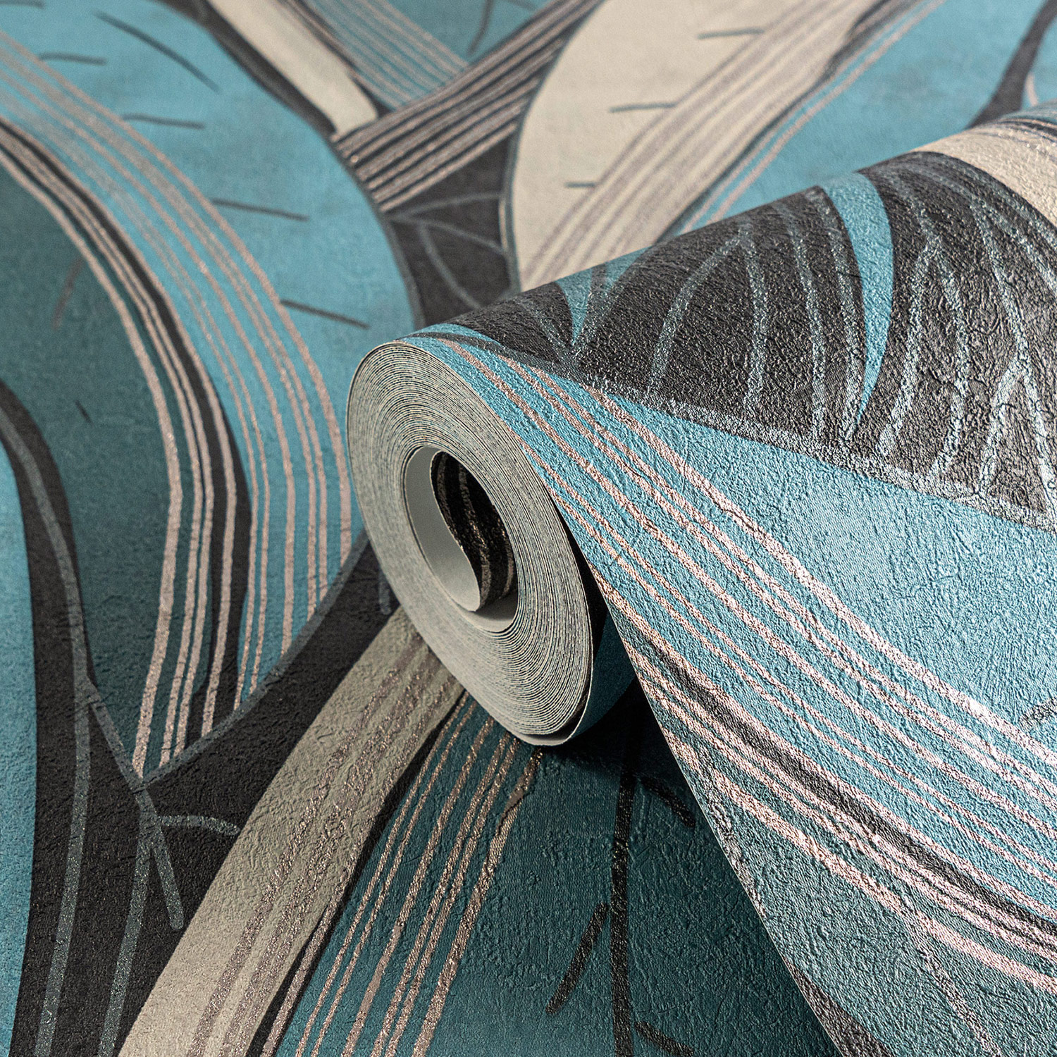 AS Vliestapete MS Hot Spots Floral Blau 786552