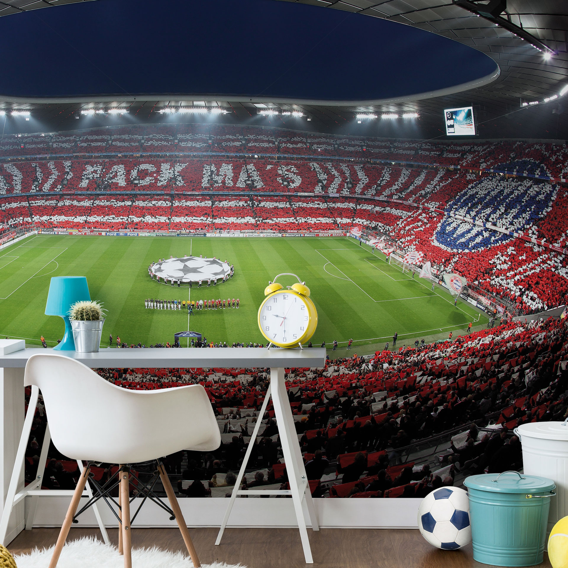 AS Fototapete Designwalls 2.0 FCB Stadion Choreo DD119009
