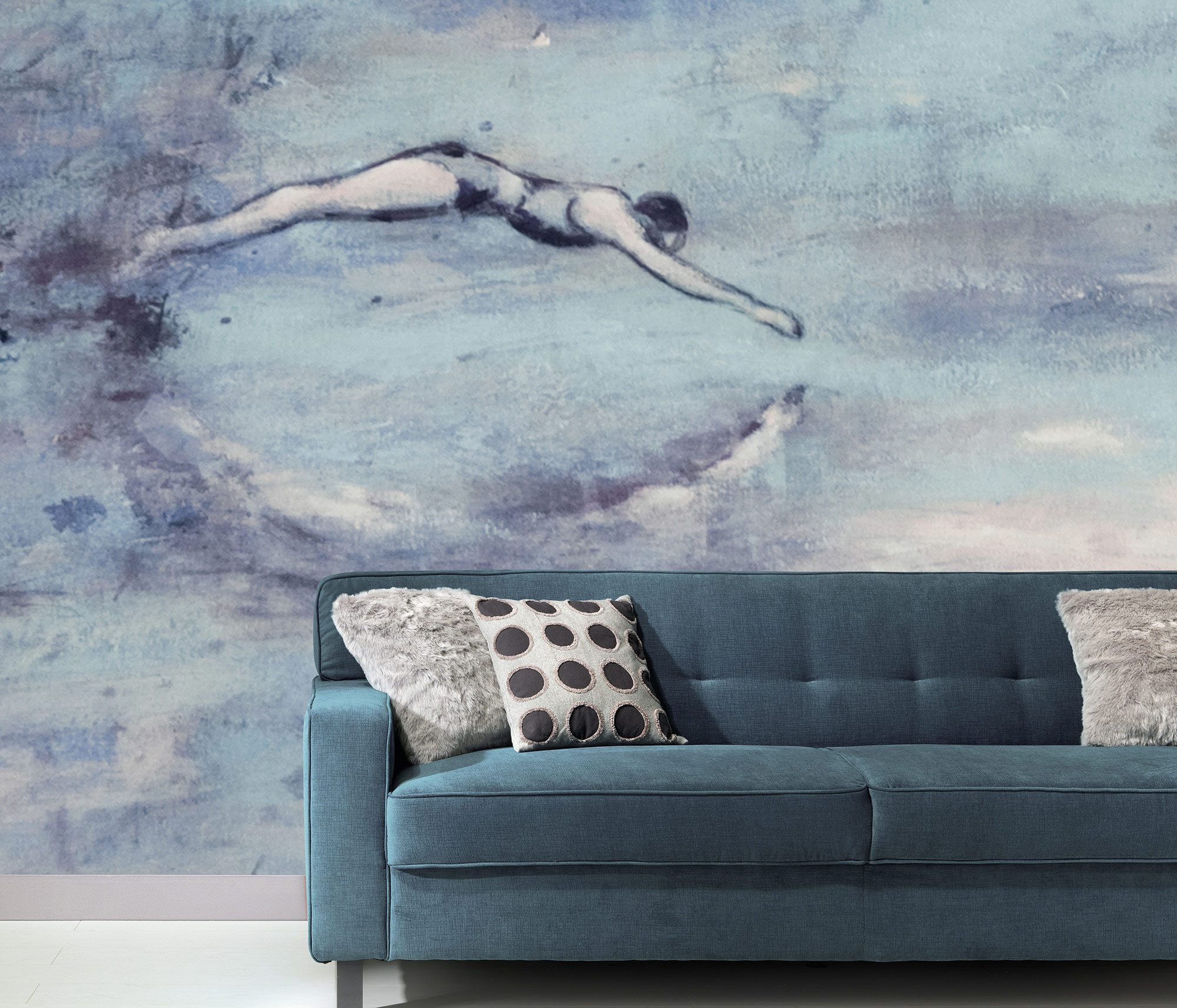 Erismann Fototapete GMK Art Edition Freisprung blau 223315