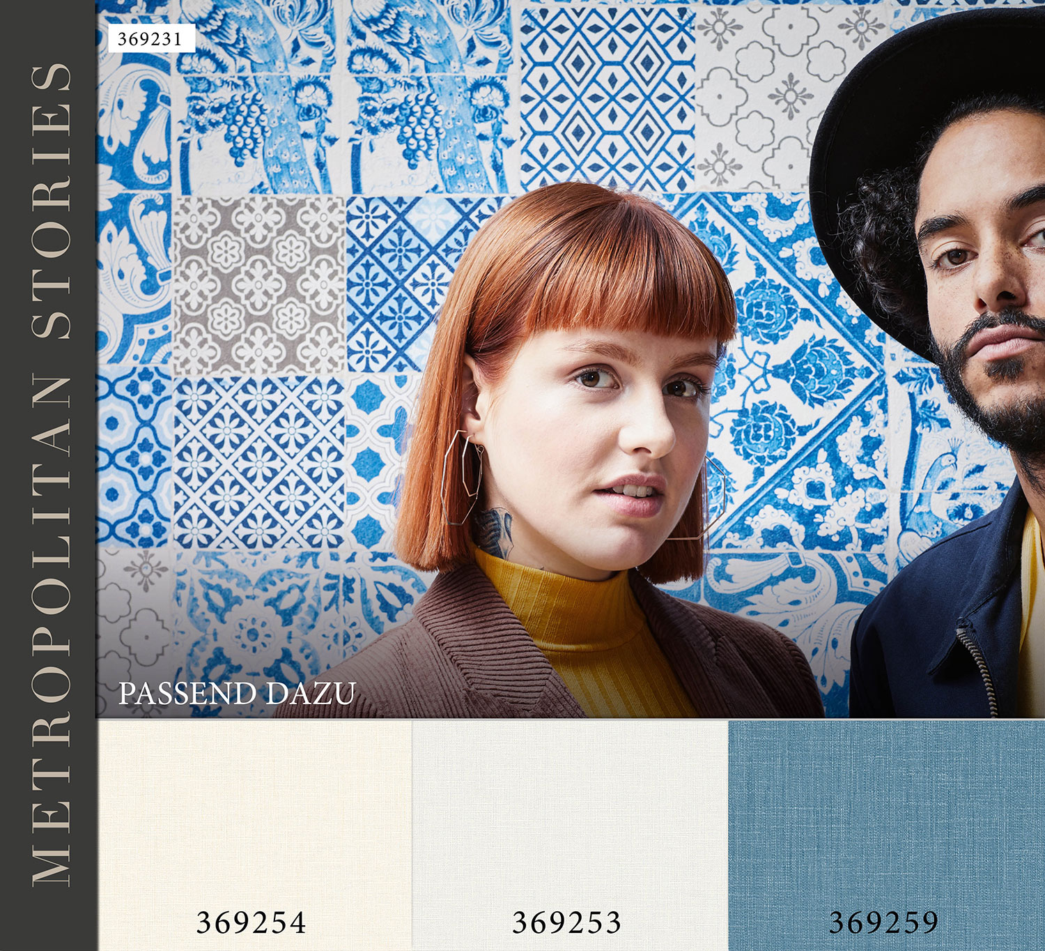 AS Vliestapete Metropolitan Stories Unitapete 369254