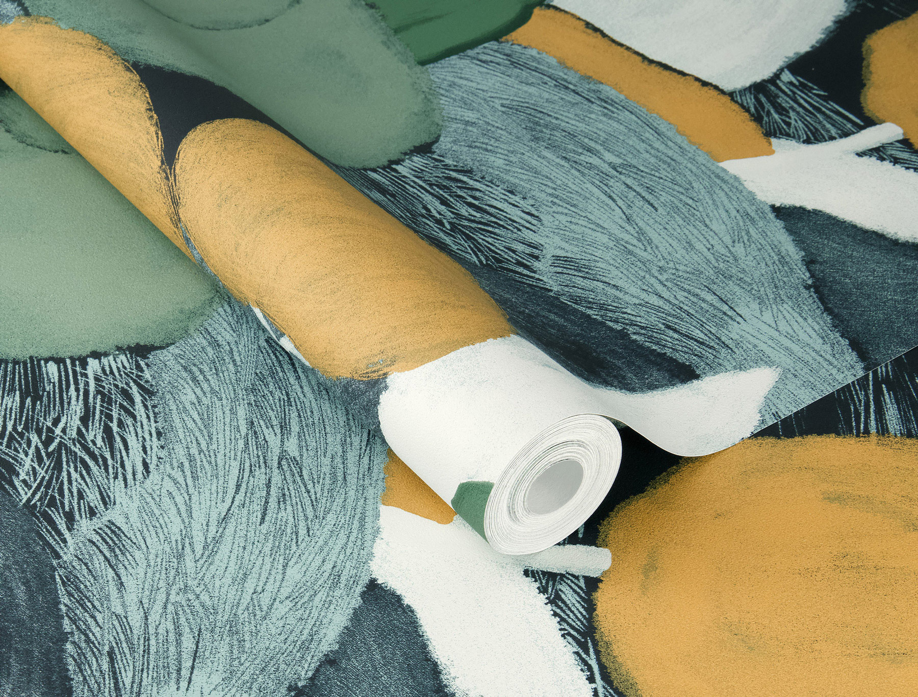 Rasch Vliestapete Allegretto Grün-Moosgrün 580105