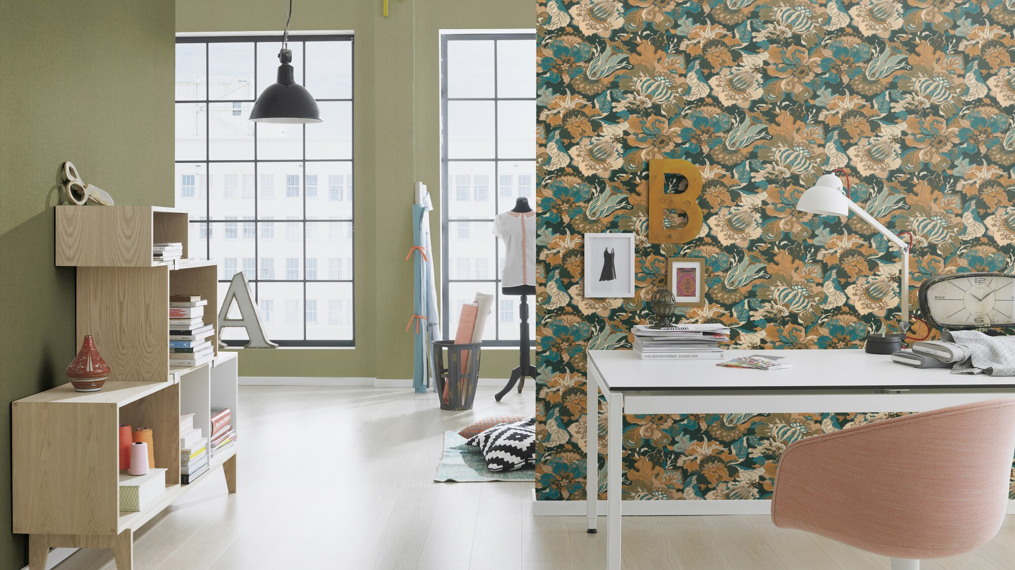 Rasch Vliestapete Barbara Home 3 Stoffstruktur 560183