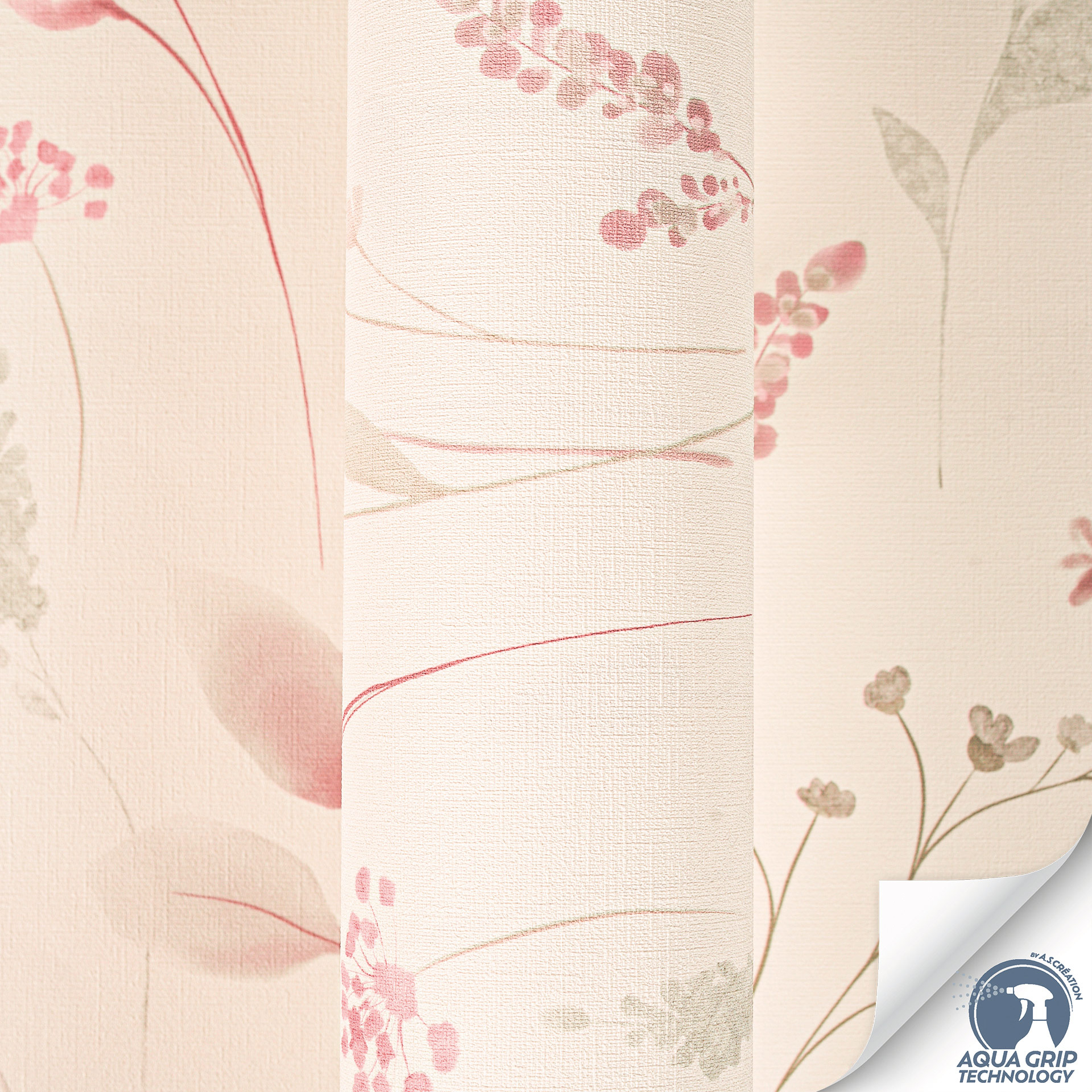 AS Vliestapete Cosiness Designdrop 2 Floral Weiß 792401