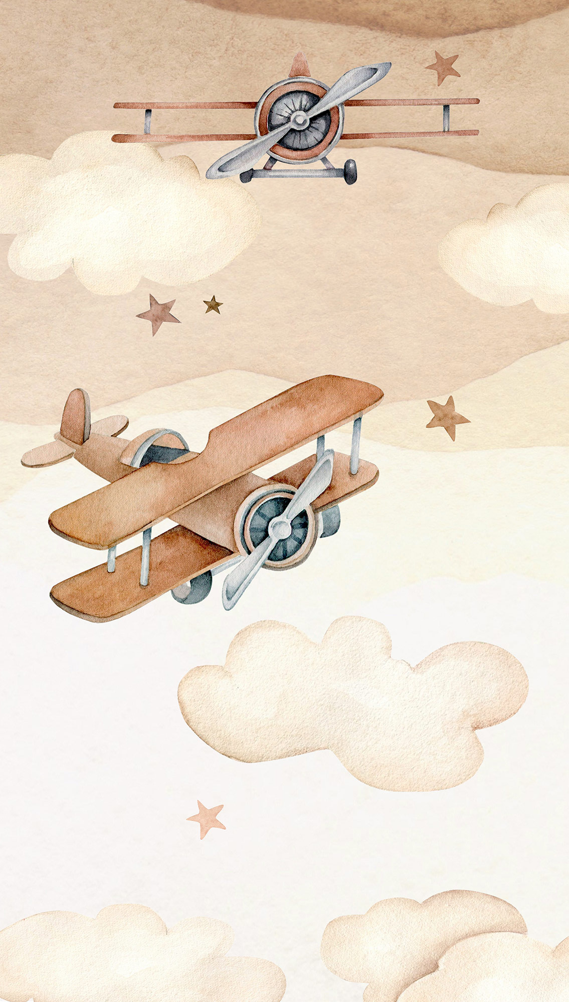 Rasch Fototapete Kids World 2 Braun 367966