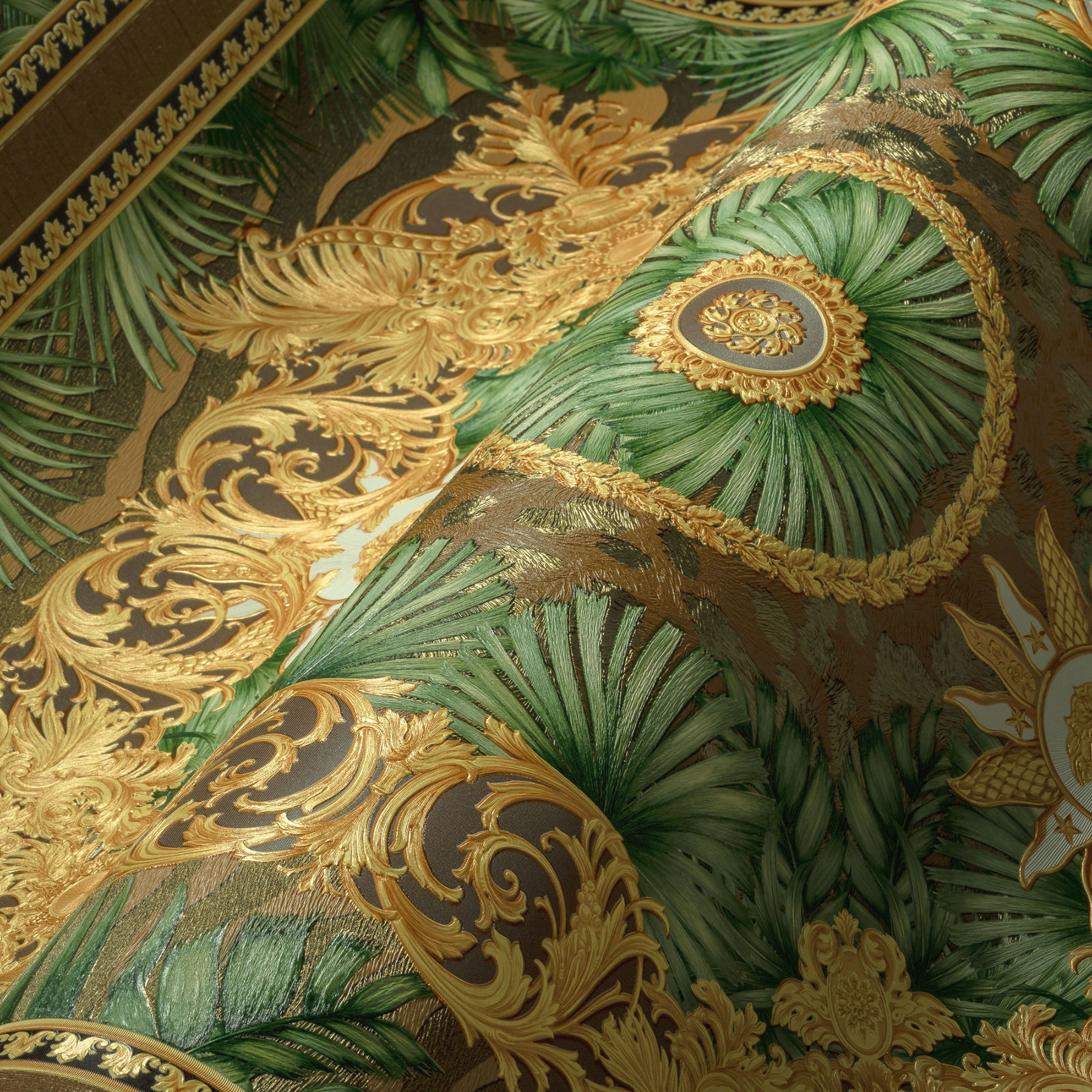 AS Vliestapete Versace 5 Dschungeltapete Gold 387033