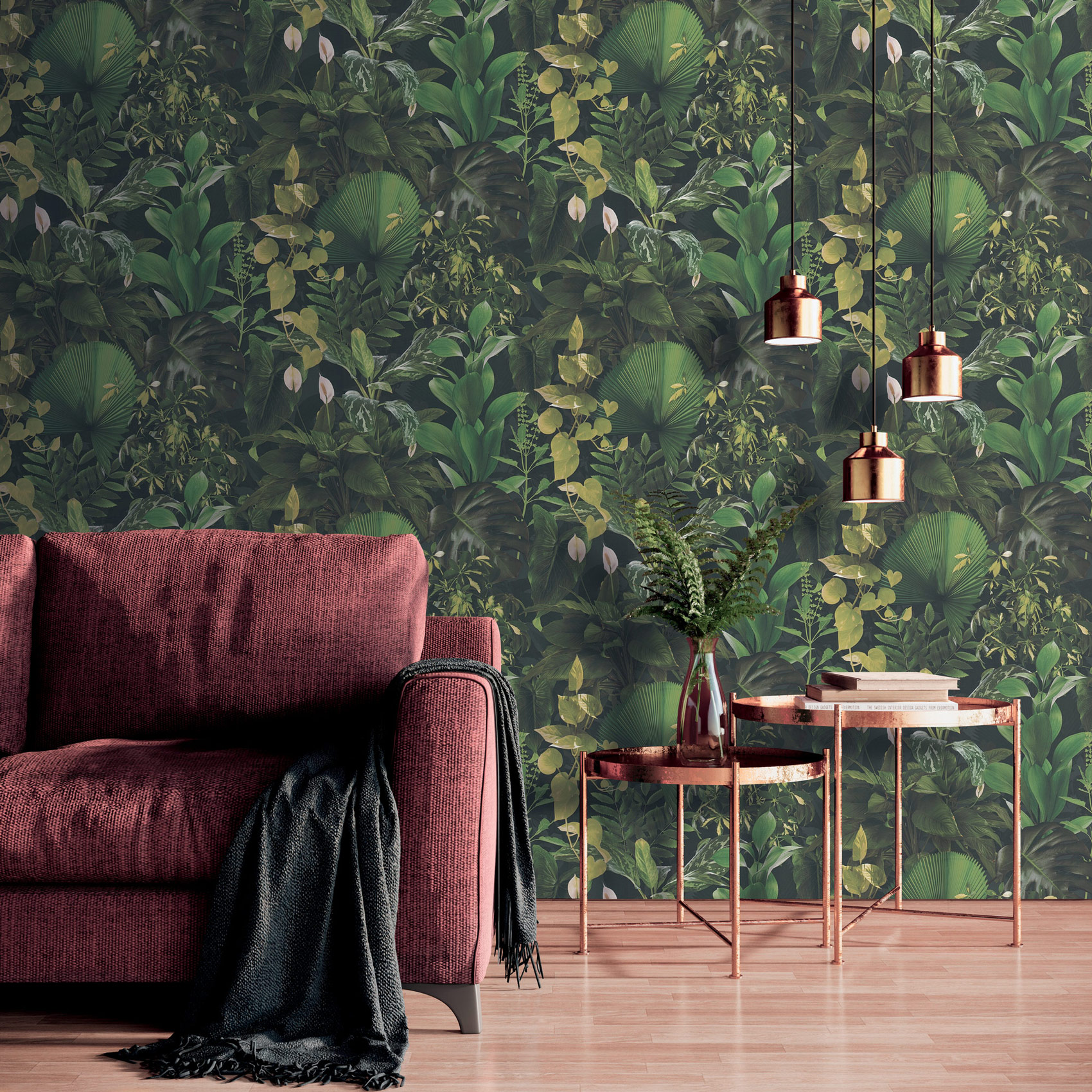 AS Vliestapete PintWalls II Pflanzen Grün Dschungel 396981