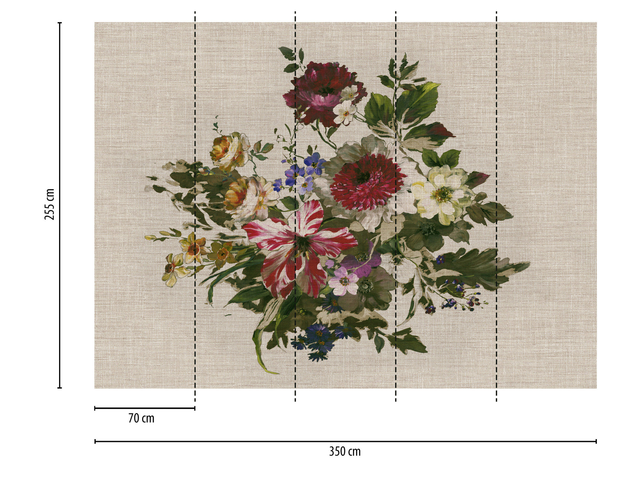 AS Fototapete Designwalls 2 Vintage Blumen DD123460