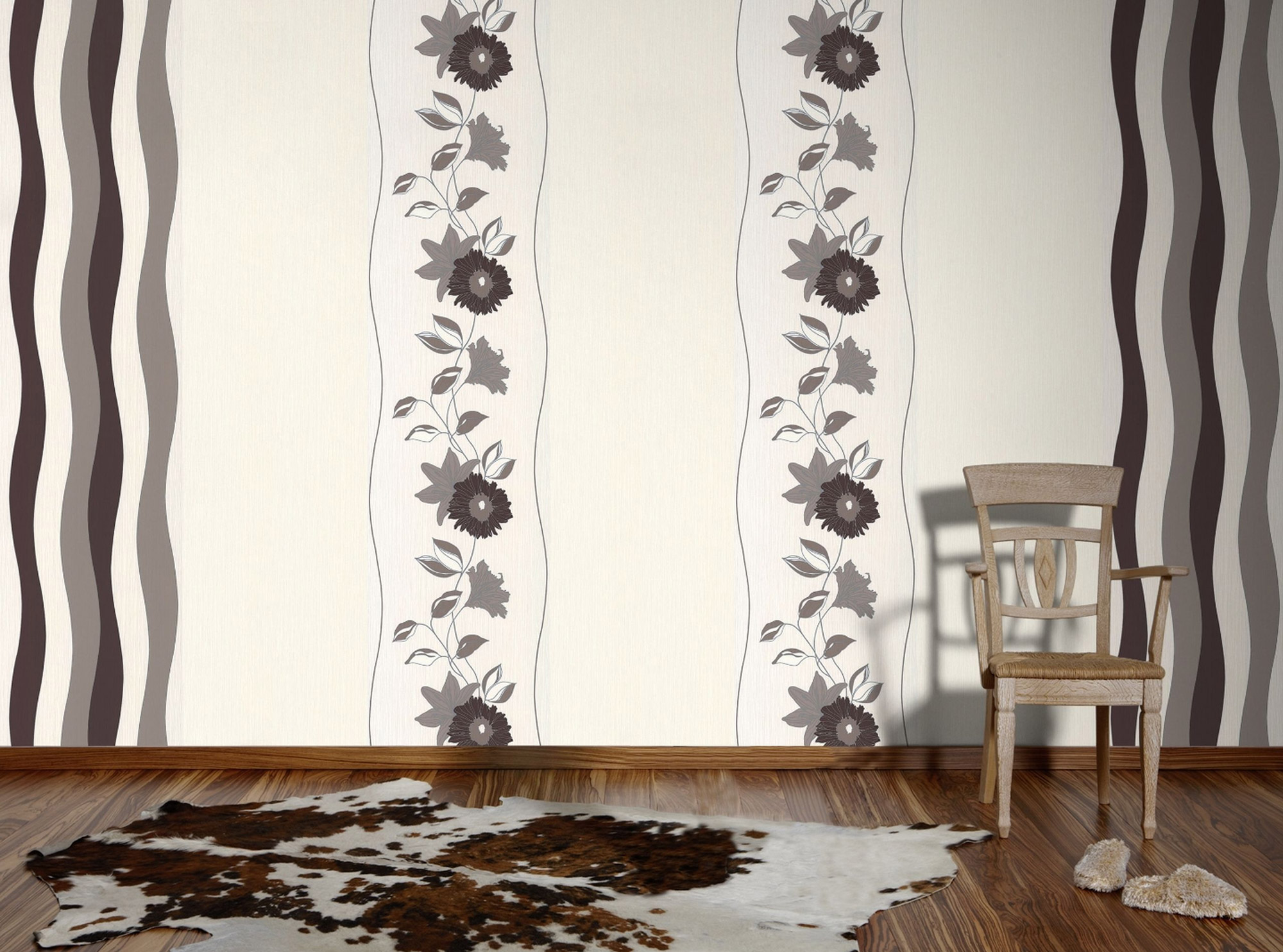 AS Vliestapete Daniel Hechter 2 Floral Braun 912831