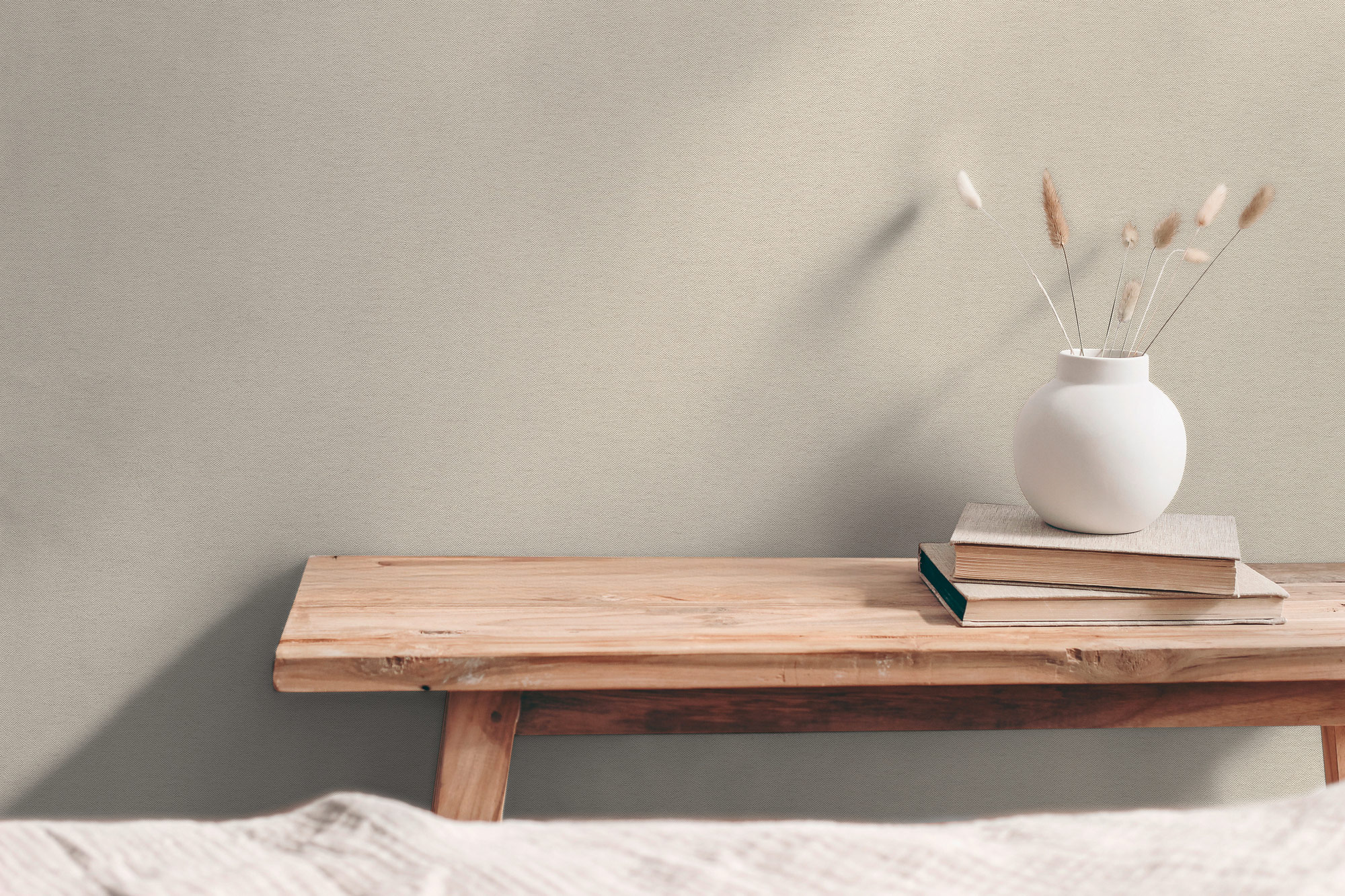 AS Vliestapete Hygge 3 Uni Beige 790988