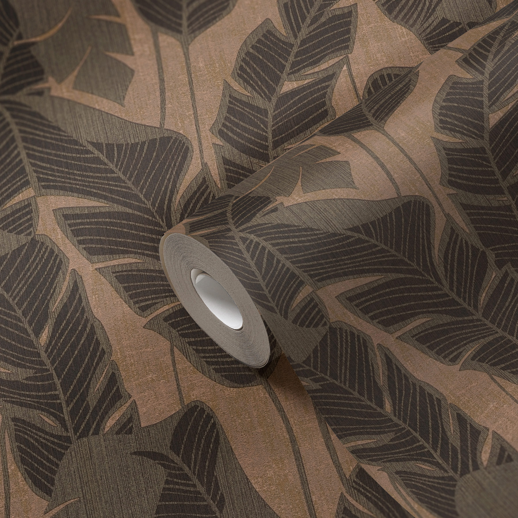 AS Vliestapete Jade 2 Rosa Blätter 395021