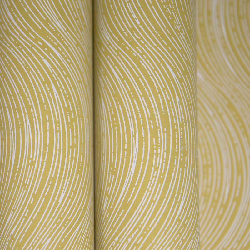 Hohenberger Vliestapete Chalk Ripple Yellow 65483