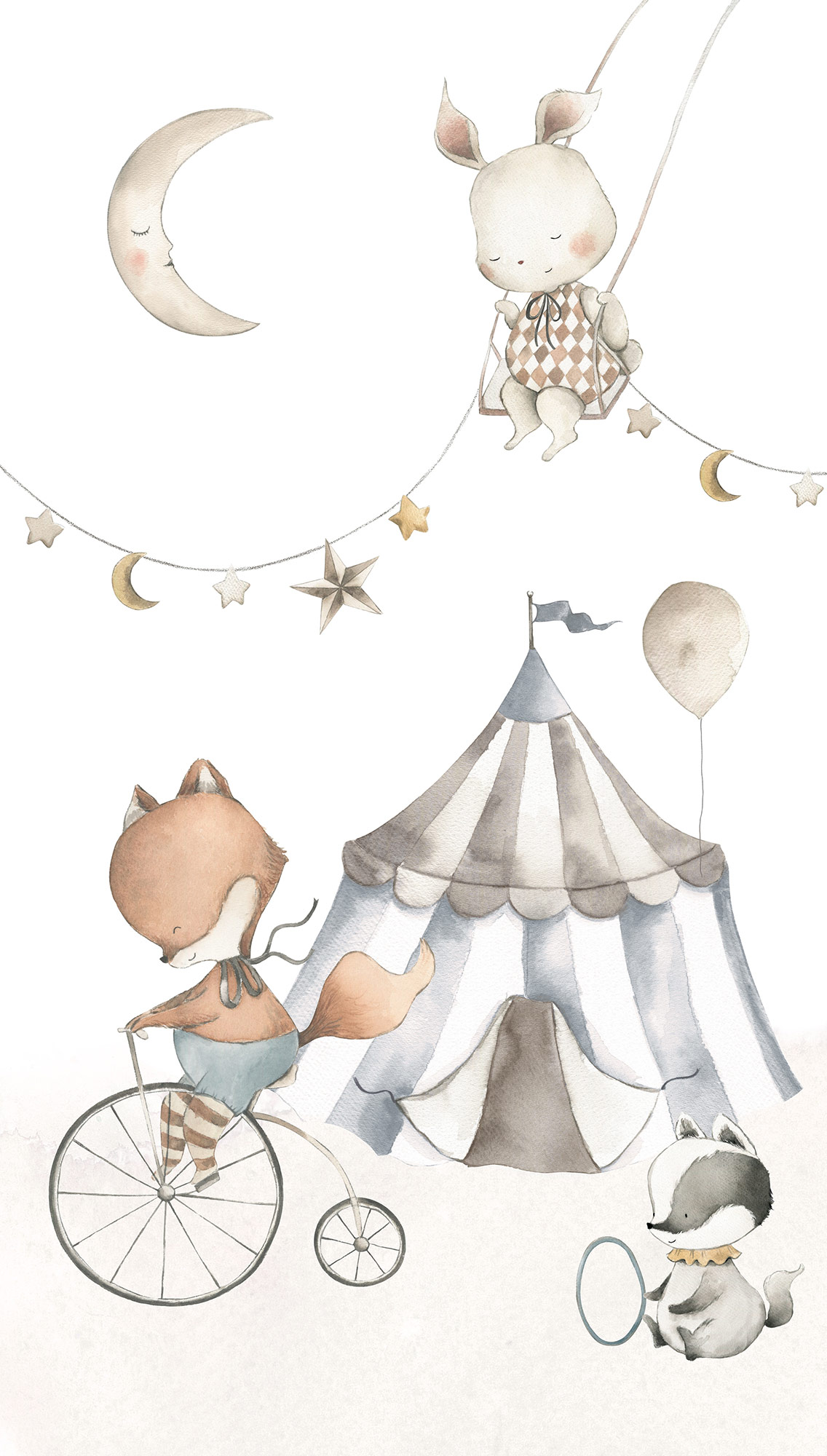 Rasch Fototapete Kids World 2 Blau 367928