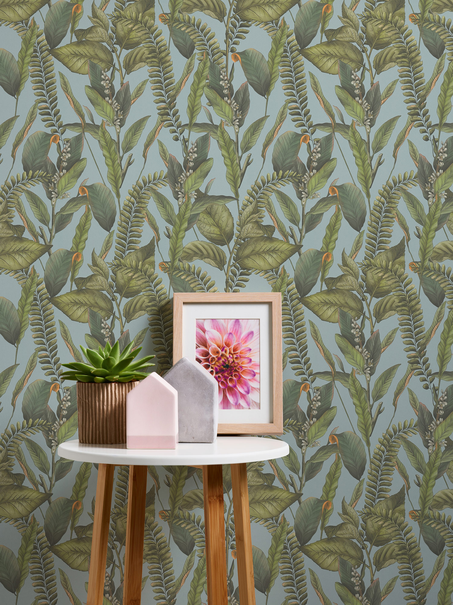 Livingwalls Vliestapete Drawn Into Nature Floral 394133