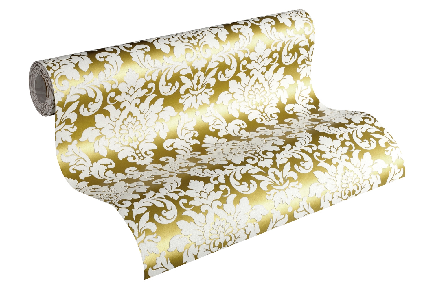 Thomas Vlies-Tapete Barock weiss/gold TLT004 - 360892