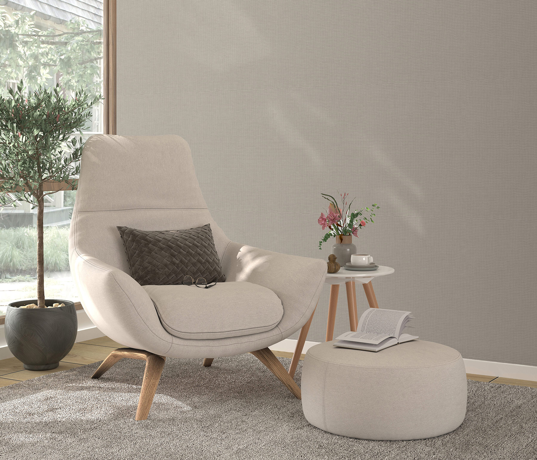 Erismann Vliestapete Aurora Unitapete 1053938