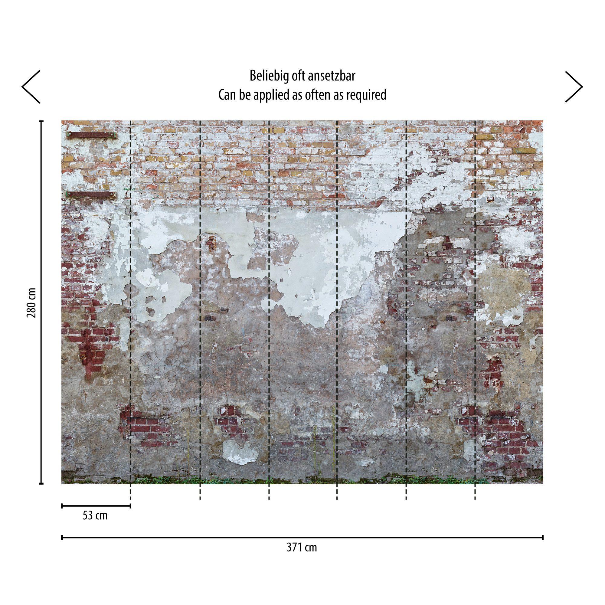 Livingwalls Vliestapete The Wall II Steinoptik 392261