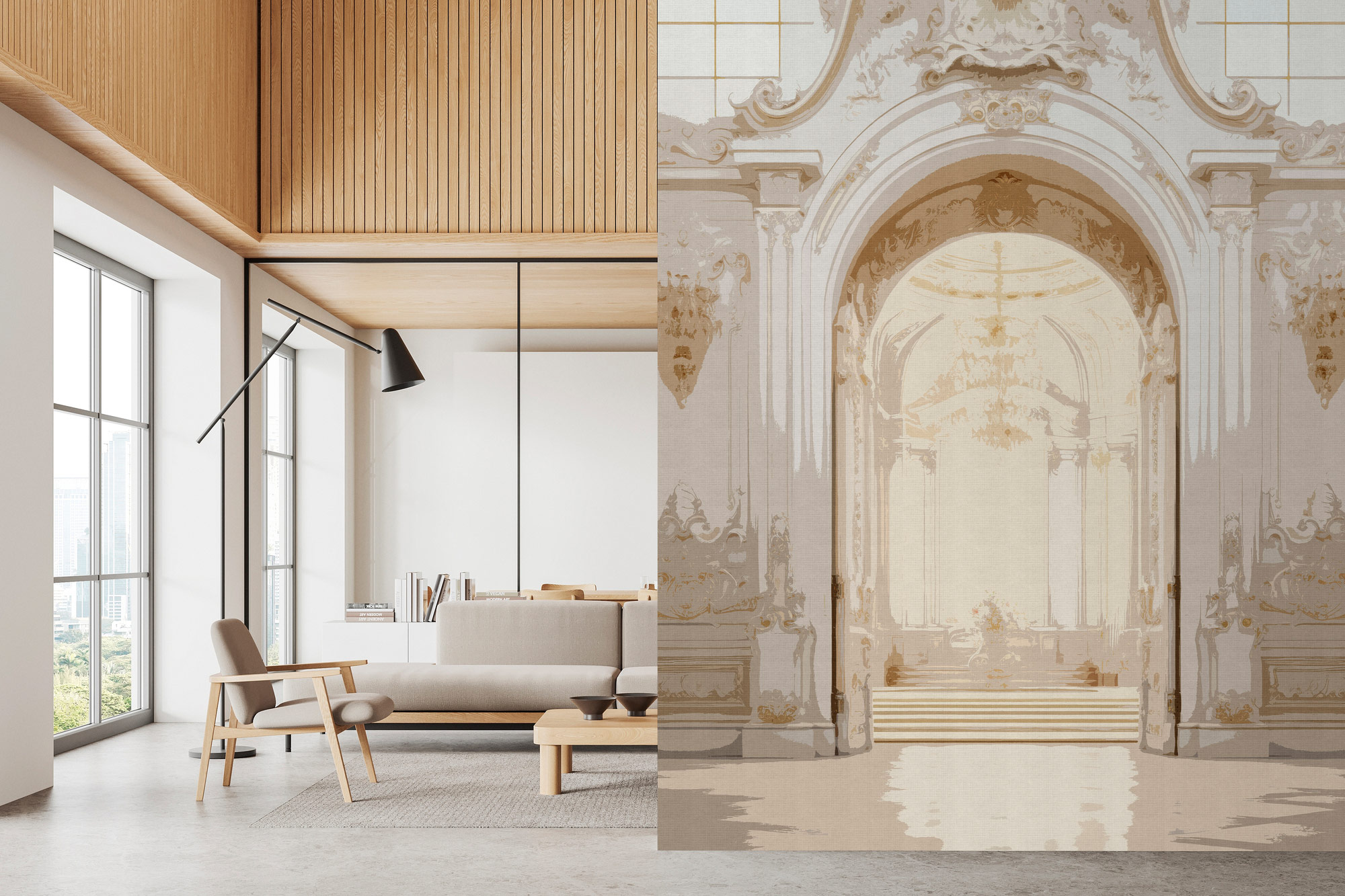 AS Fototapete Walls by Patel 5 Rundbogen Creme DD134915