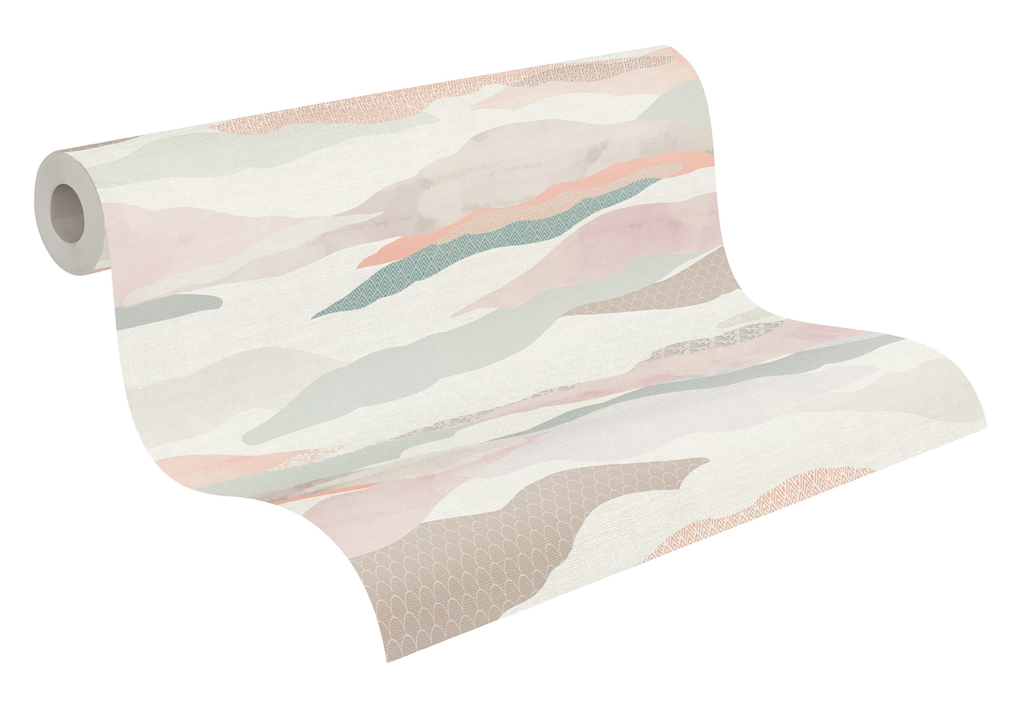 AS Vliestapete PintWalls II Wellen Rosa 396992