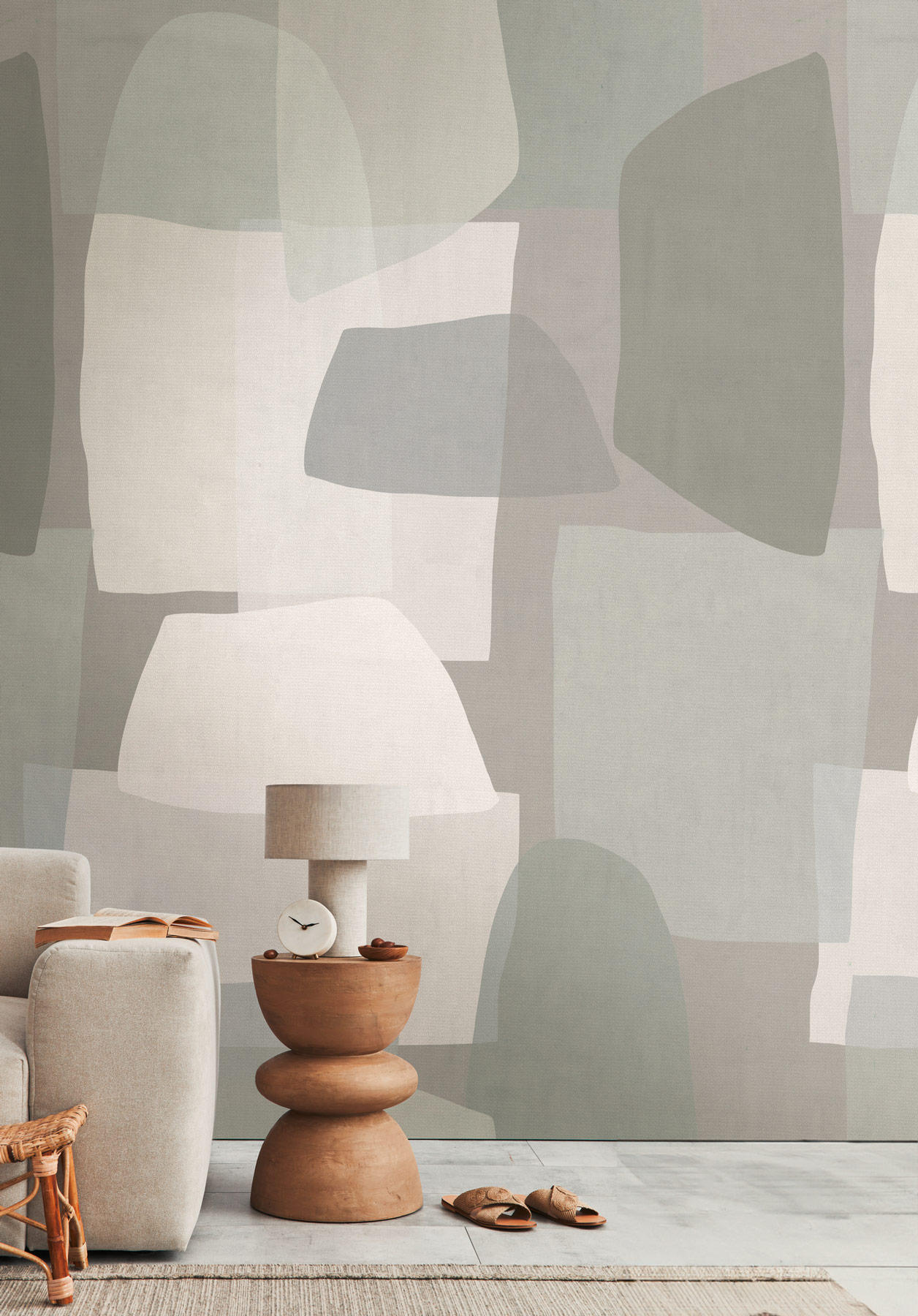 AS Vliestapete Anna d'Andrea Abstrakt Grau 782062