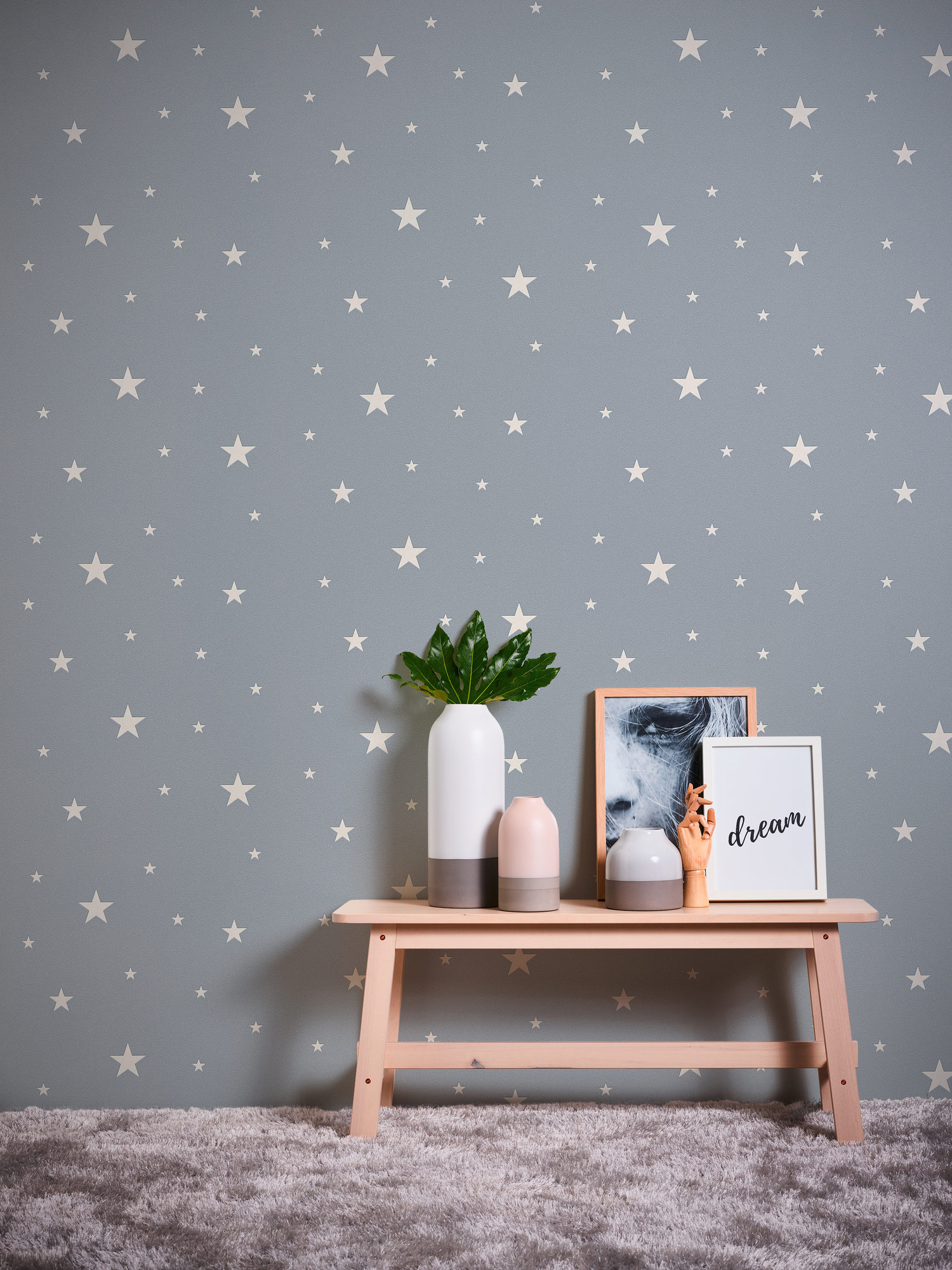 AS Vliestapete Day & Night Sterne Kindertapete 324403