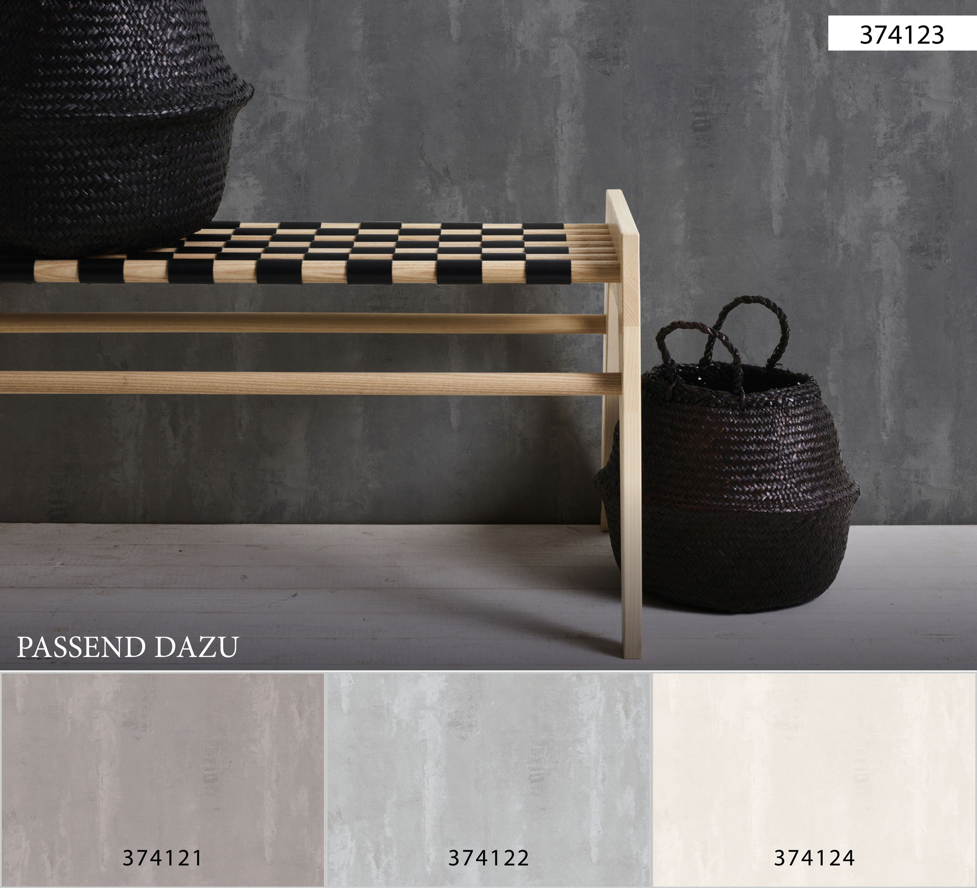 AS Vliesapete Neue Bude 2.0 II Beton grau 374123