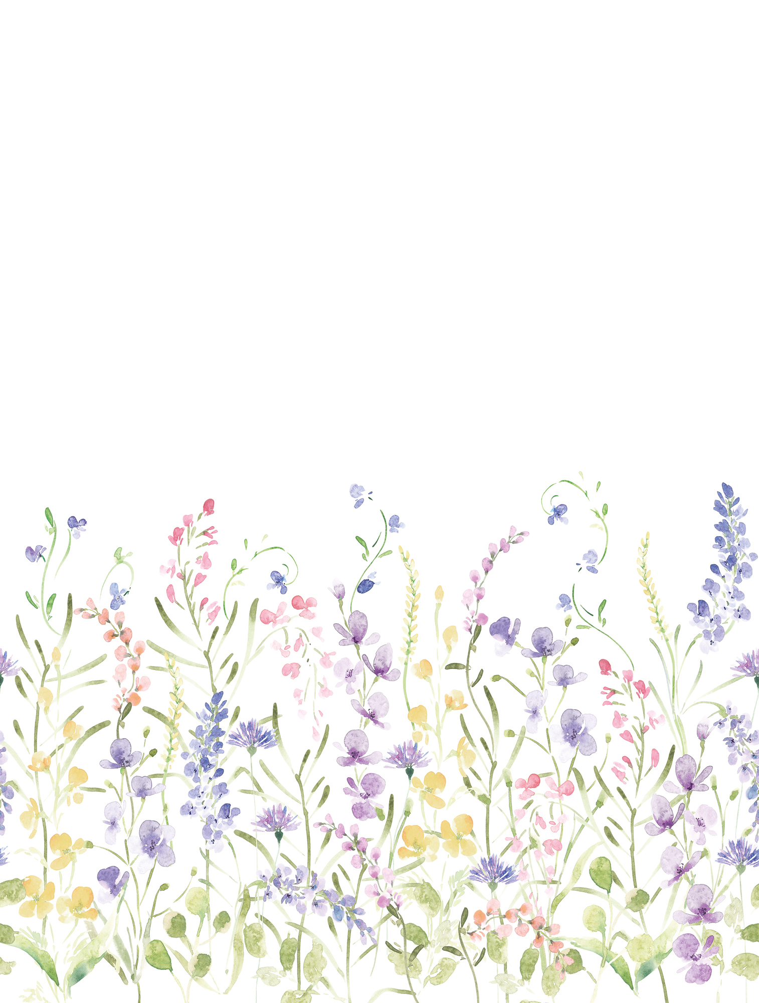 Decoprint Fototapete Cute Walls Frühlingsblumen CW61201