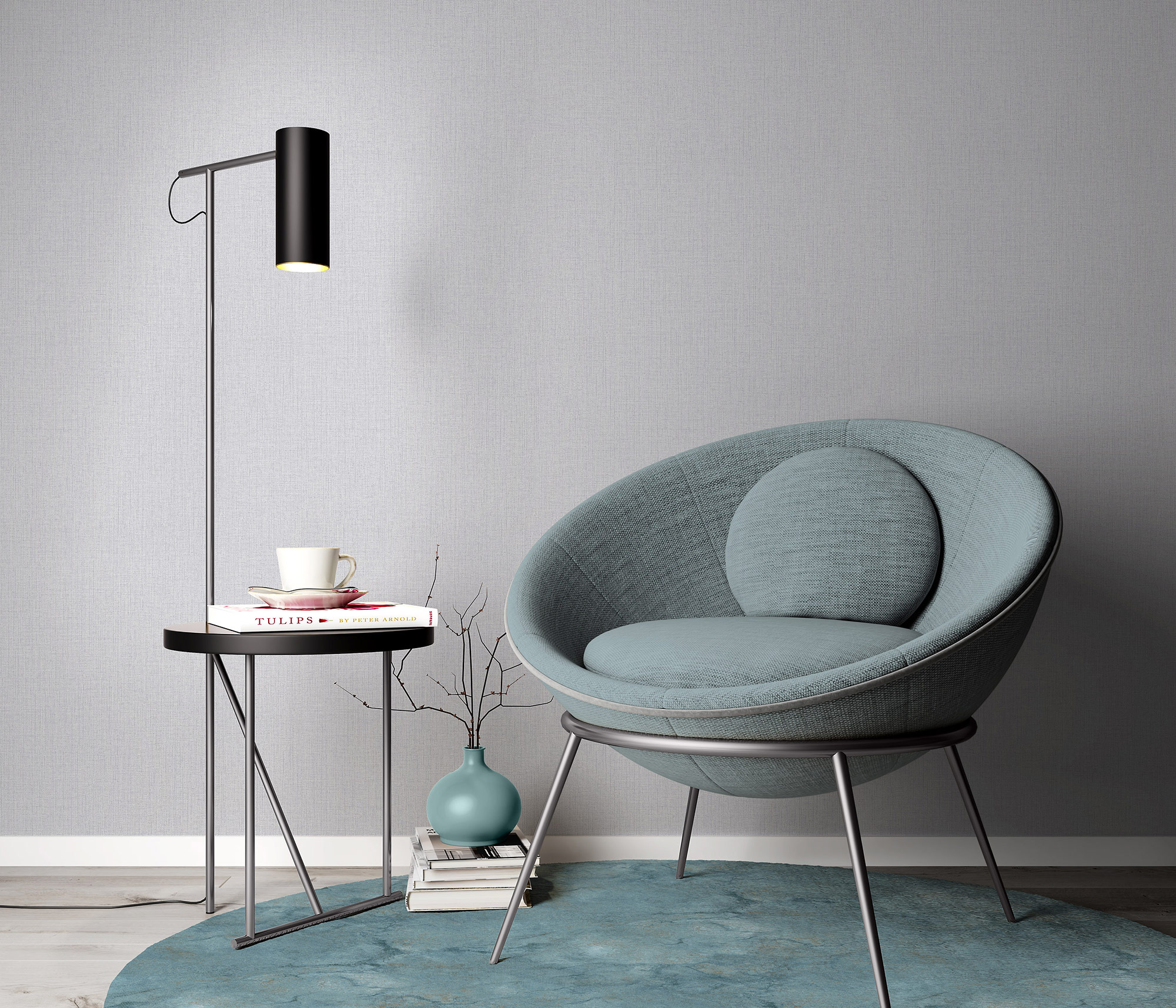 Erismann Vliestapete Melissa 4Earth grau 1035910