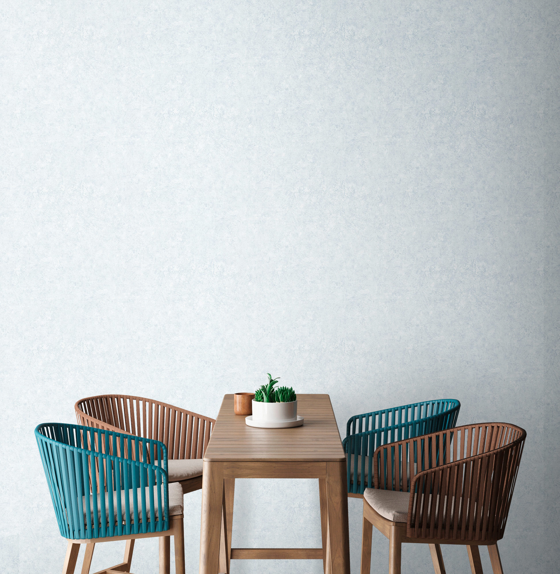 AS Vliestapete MS Travel Styles Putzoptik Blau 392232