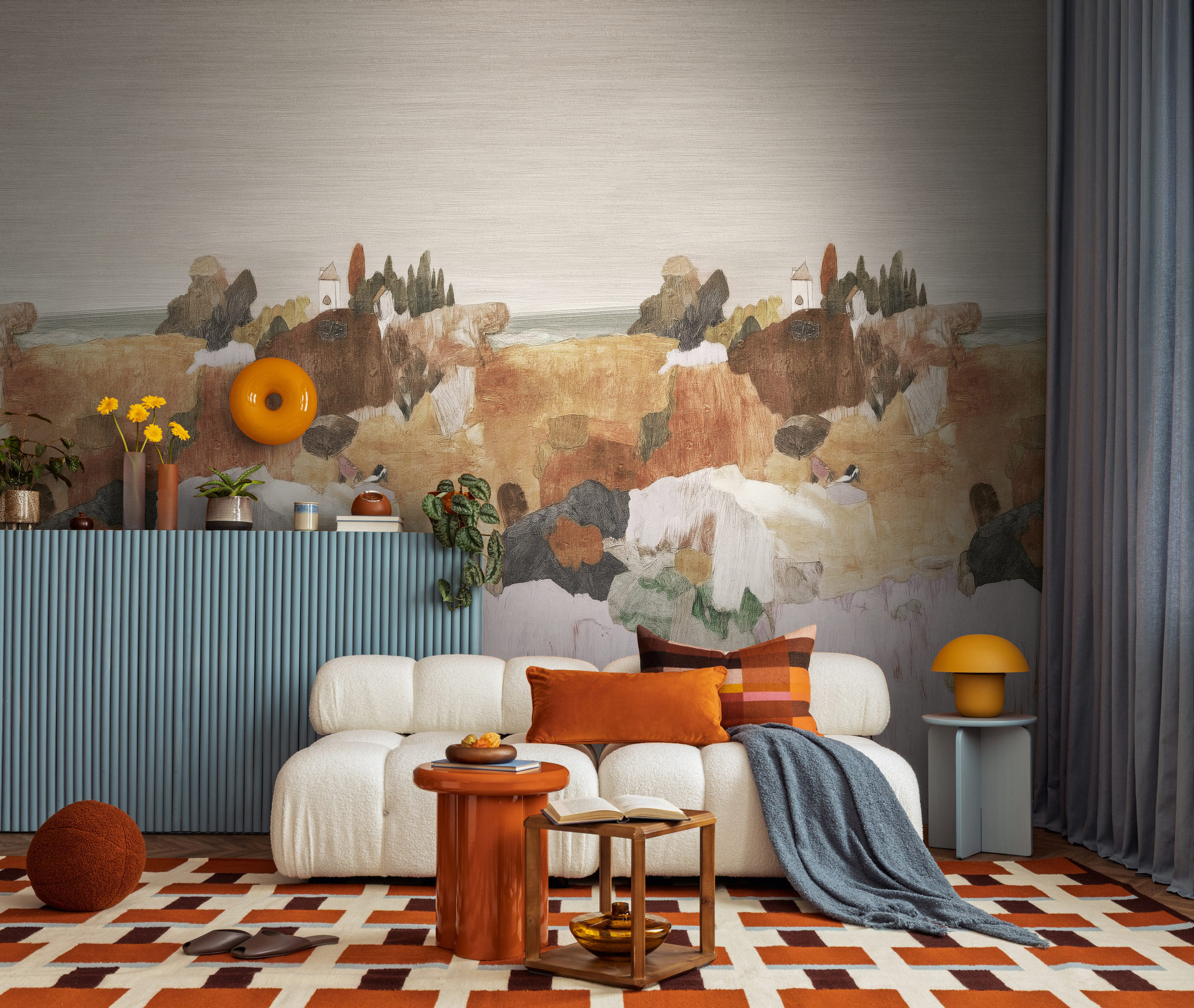 AS Fototapete The Wall 4 Grafik Beige 792511