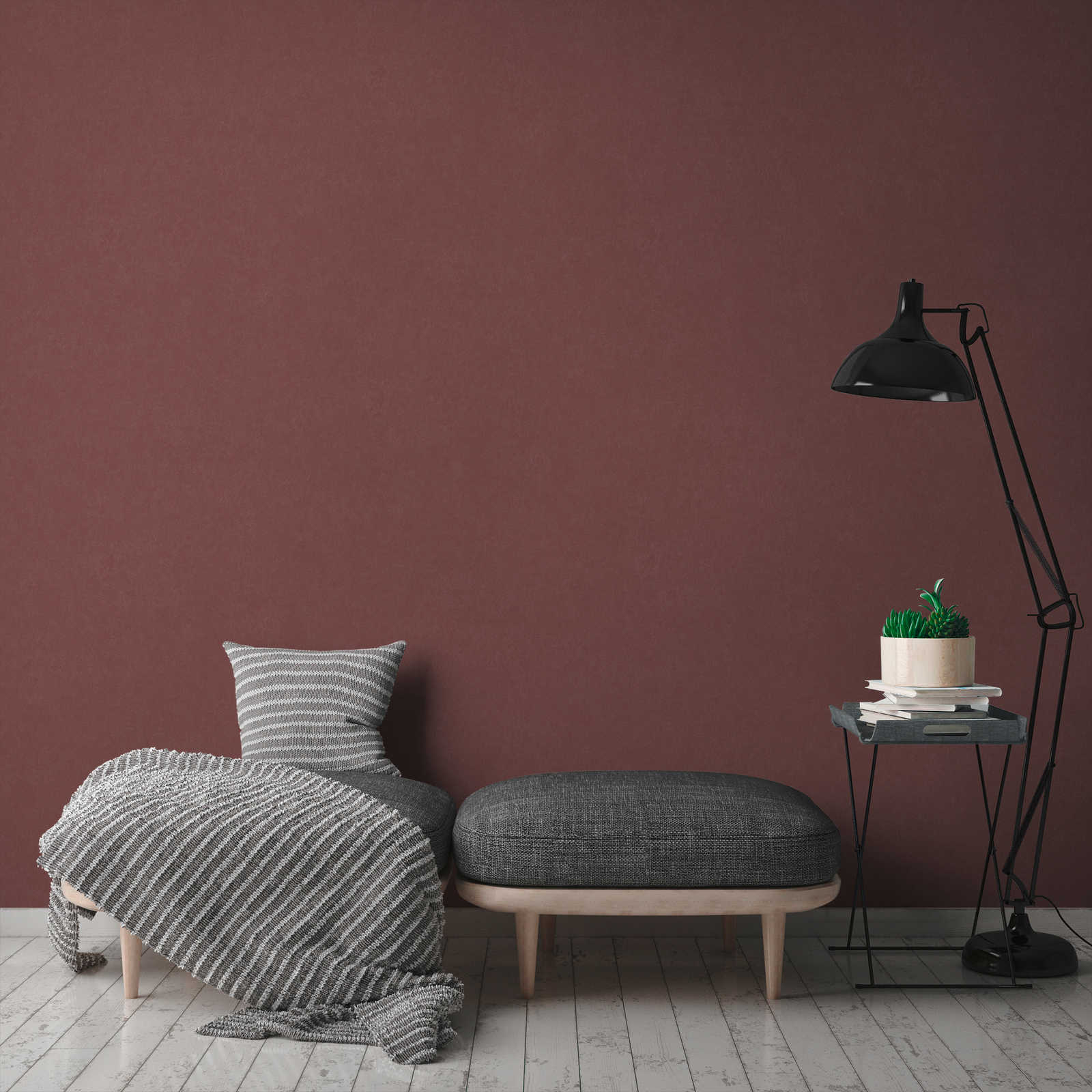 AS Creation Vliestapete Geo Effect rot 385945